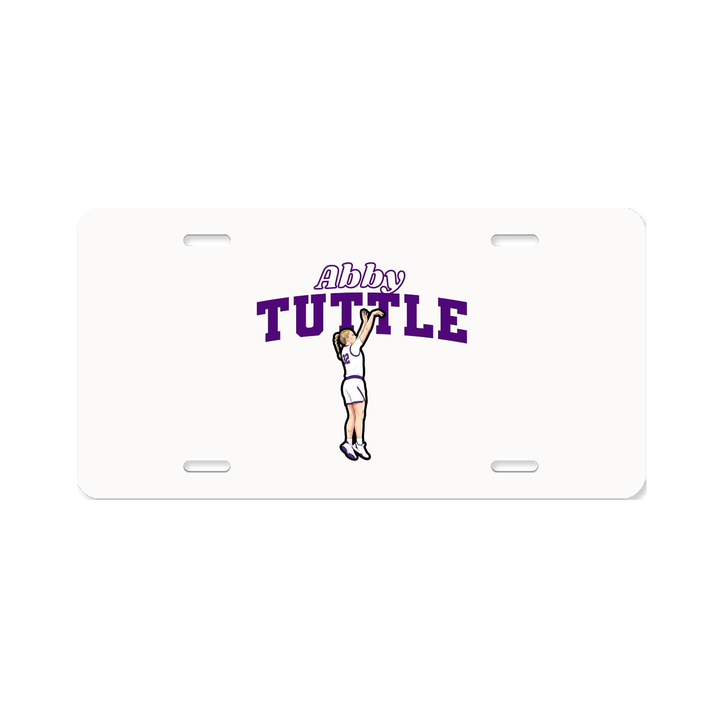 License Plate — Name Arch in Classic