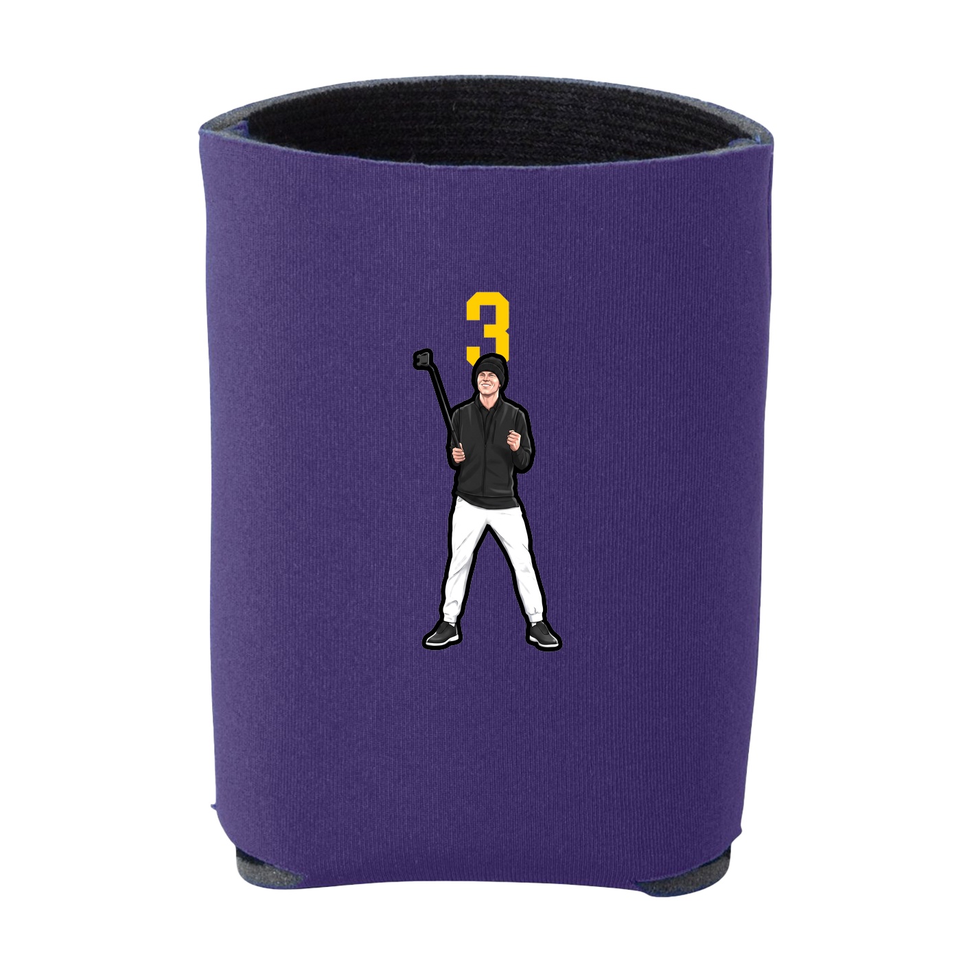 Can Holder — Number Top in Purple
