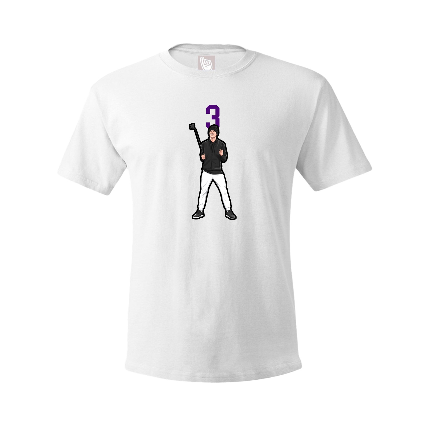 Tee — Number Top in White
