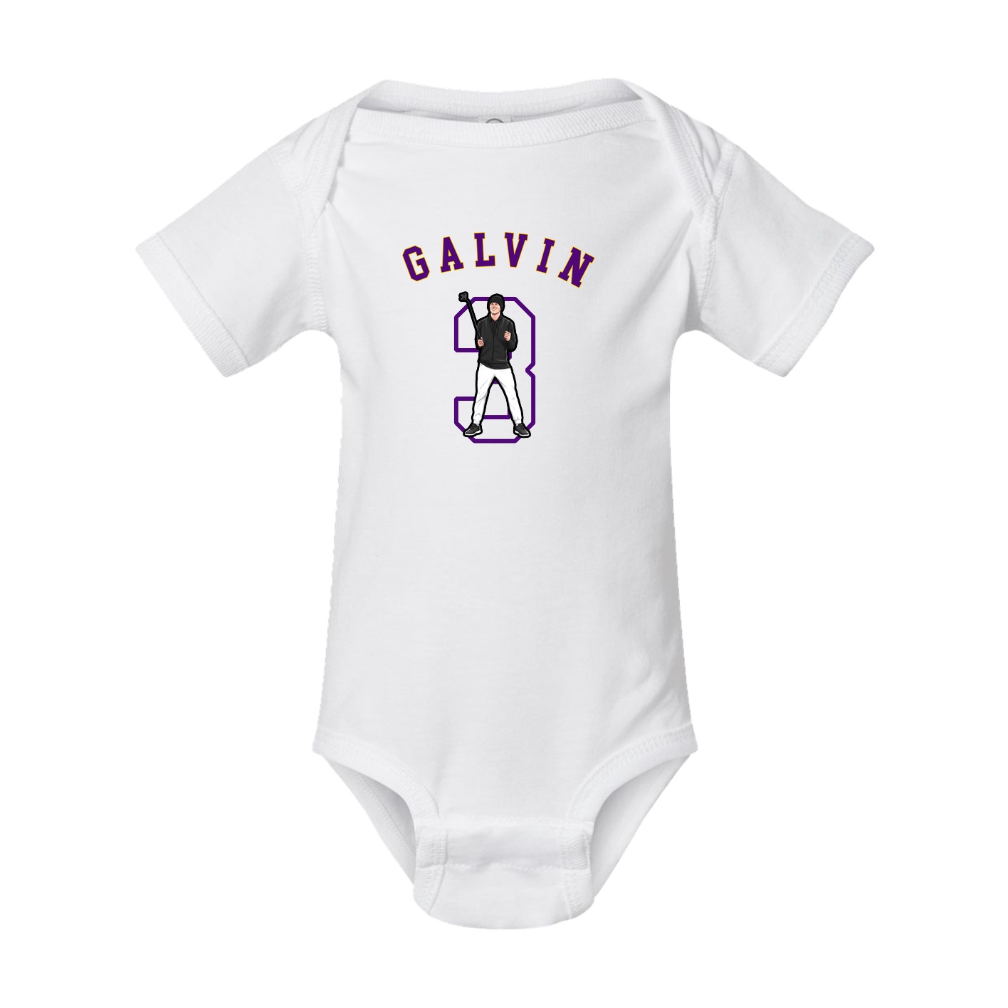 Baby Onesie — Shirsey Arch in White