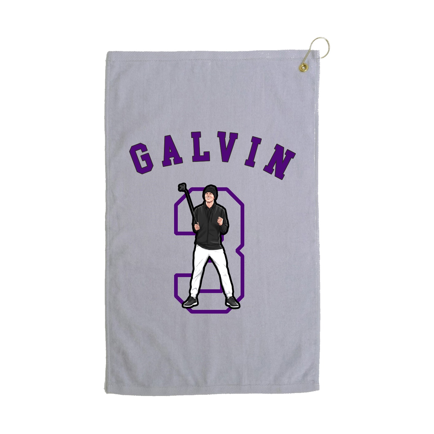 Golf Towel — Shirsey Arch in Grey