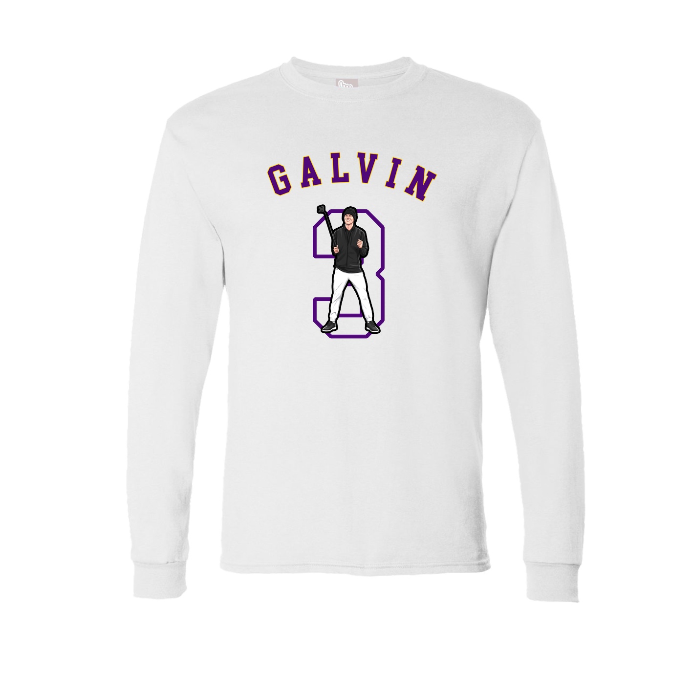 Long Sleeve Tee — Shirsey Arch in White
