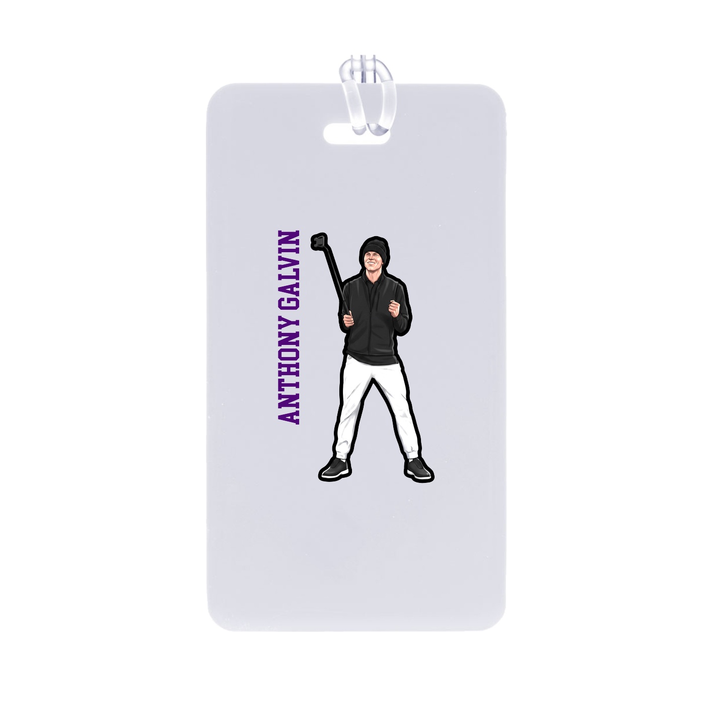 Bag Tag — Name Vertical in Classic