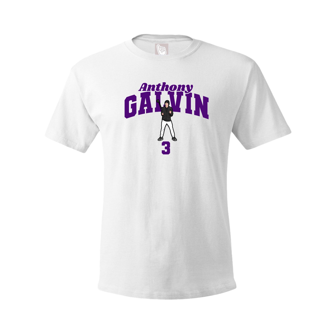 Youth Tee — Signature Arch in White