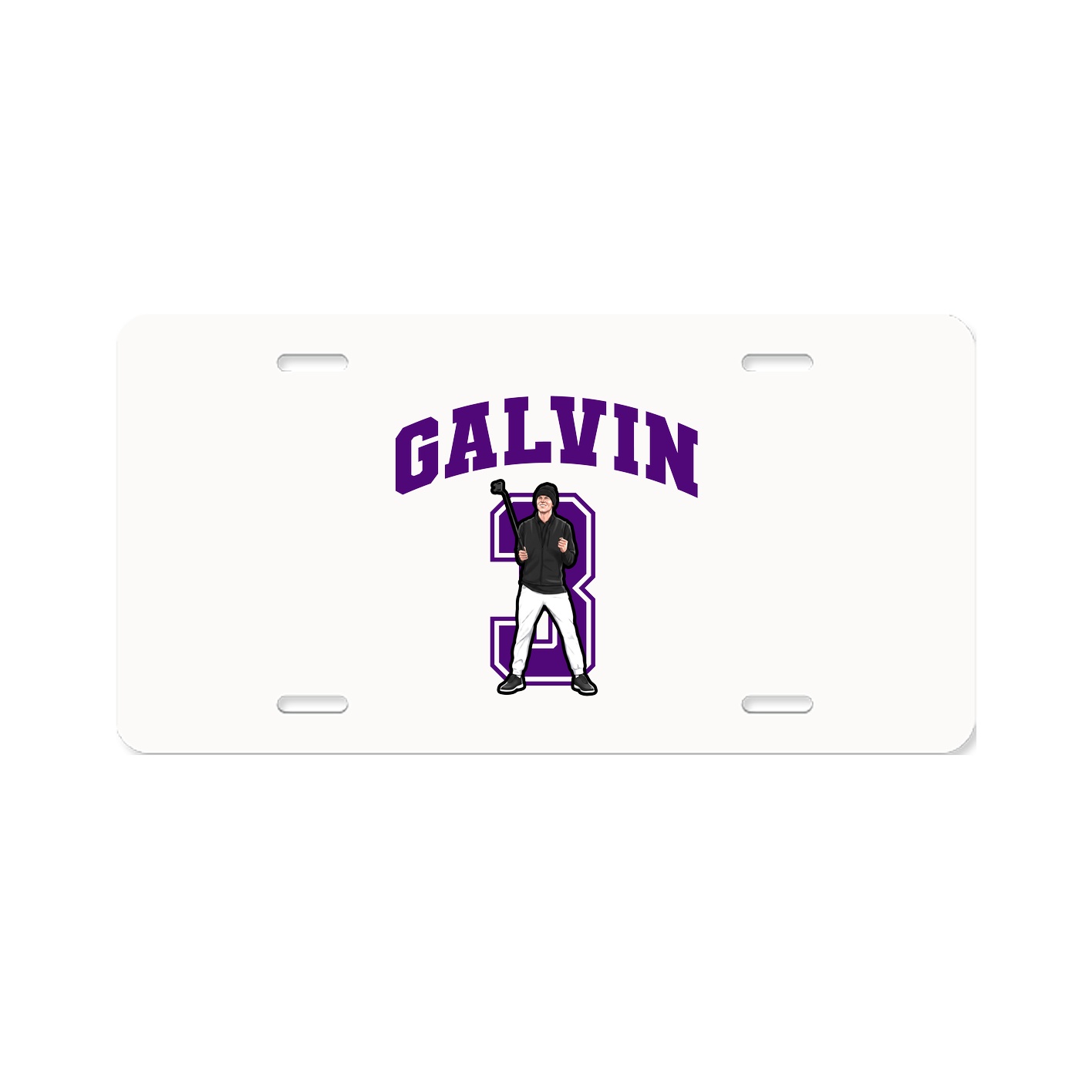 License Plate — Number in Classic
