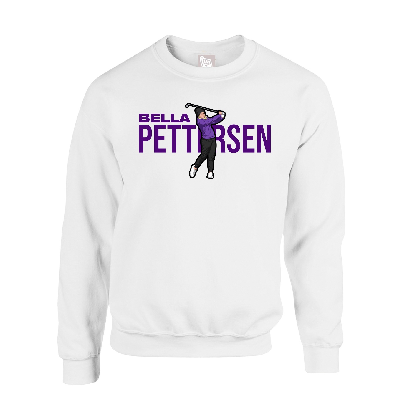 Fleece Crew — Player Name in White