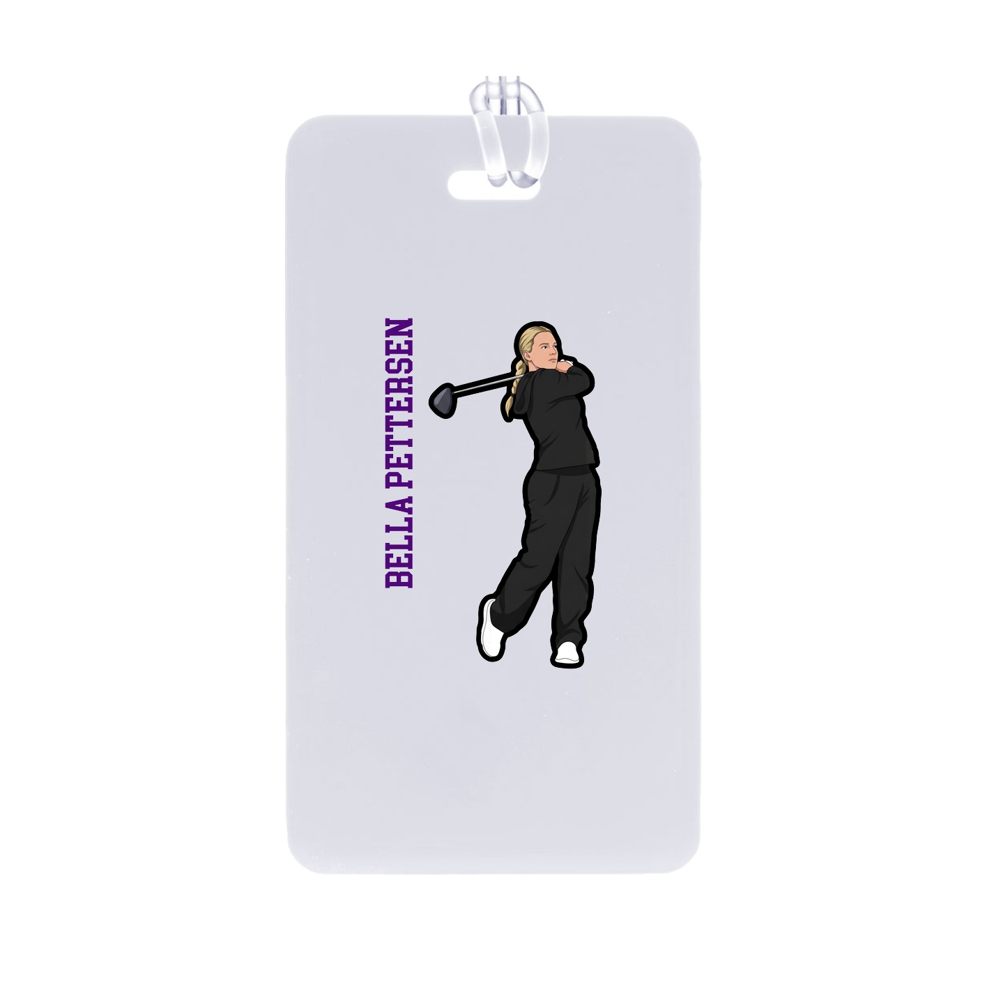 Bag Tag — Name Vertical in Classic