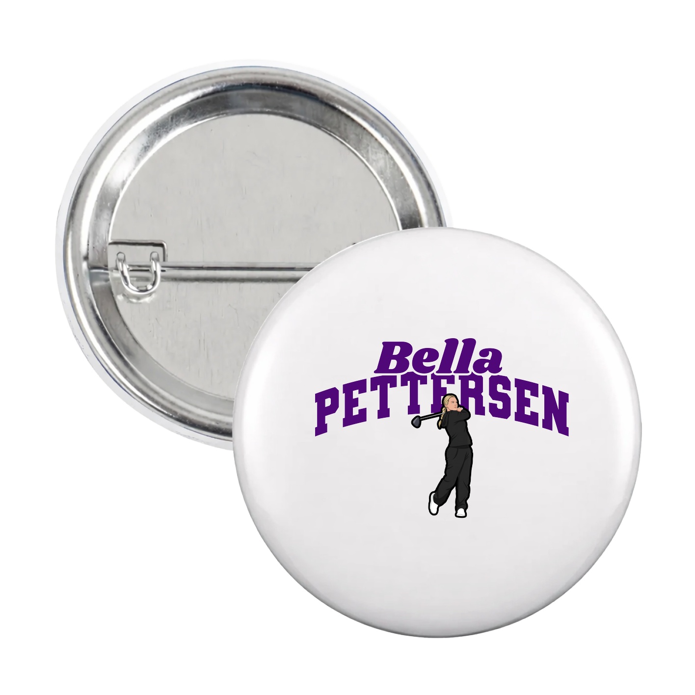 Game Day Button — Signature Arch in White