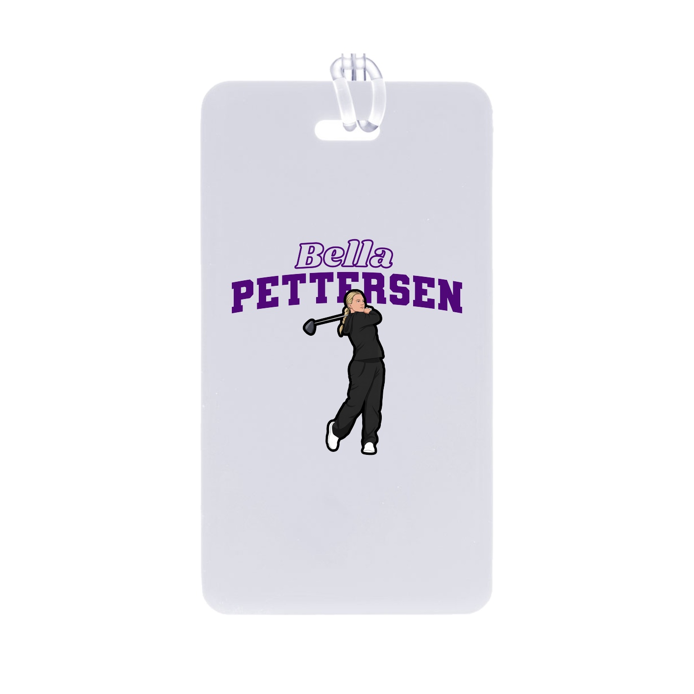 Bag Tag — Name Arch in Classic