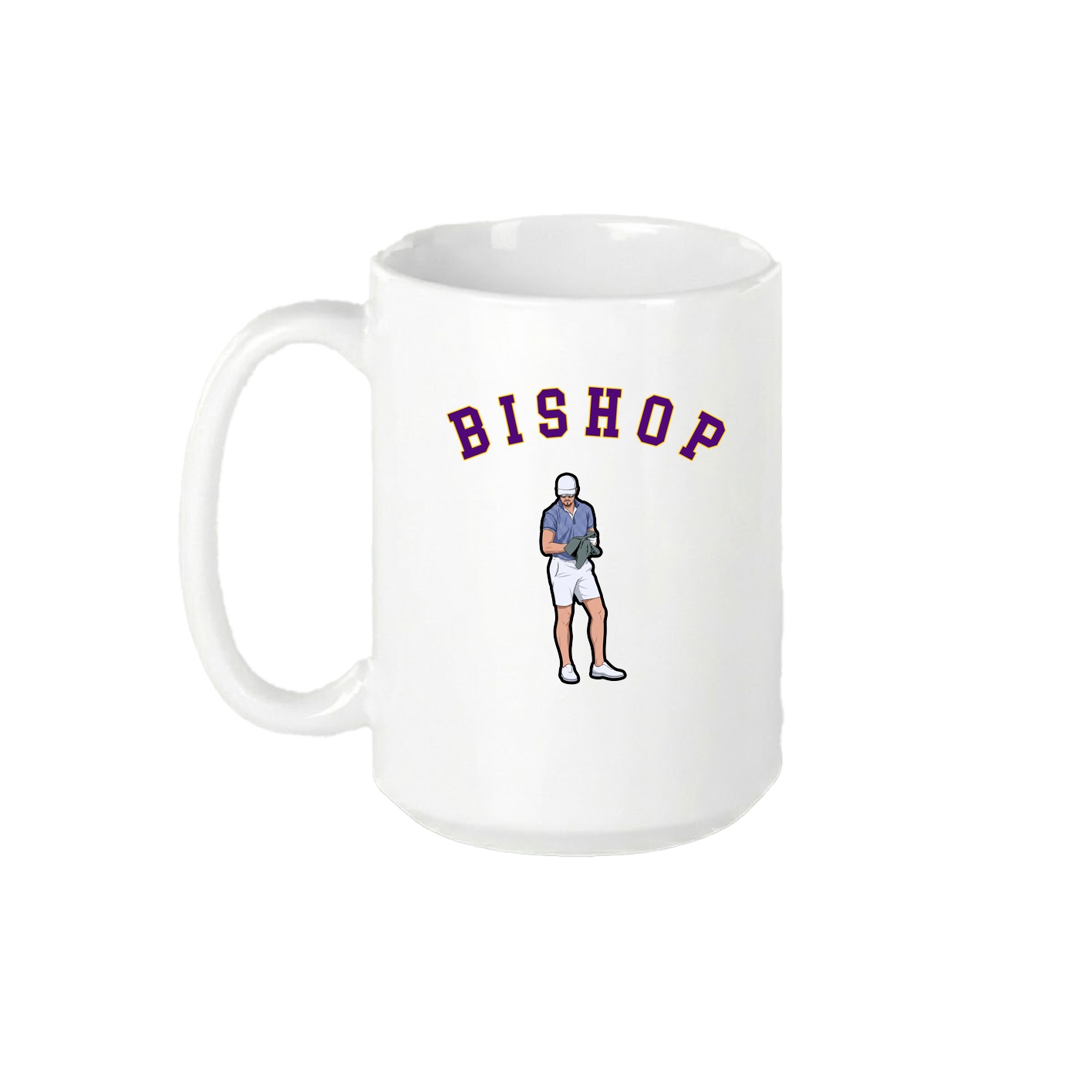 15oz Coffee Mug — Shirsey Arch in White