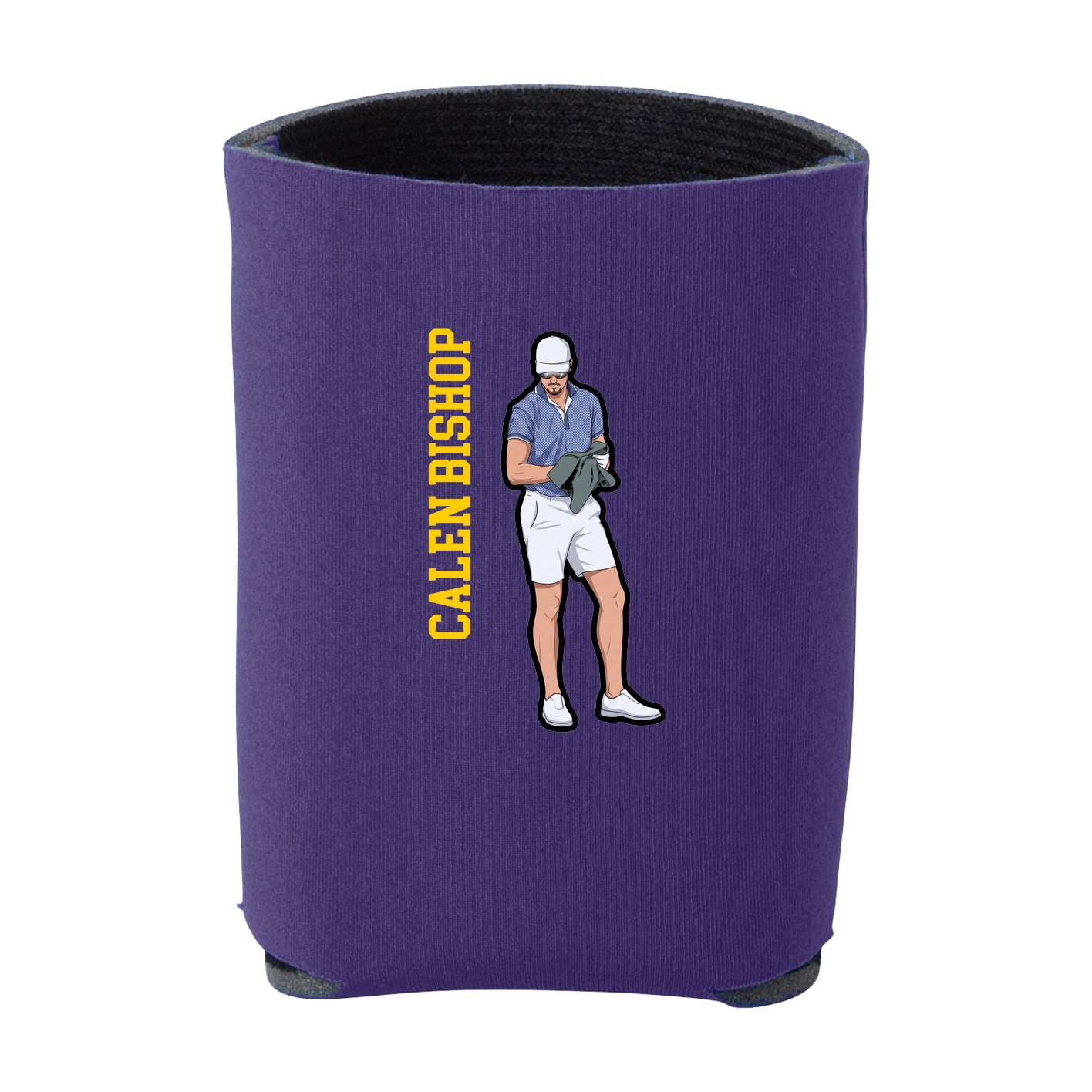 Can Holder — Name Vertical in Purple