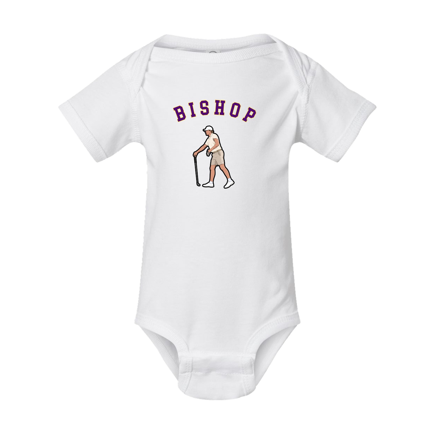 Baby Onesie — Shirsey Arch in White
