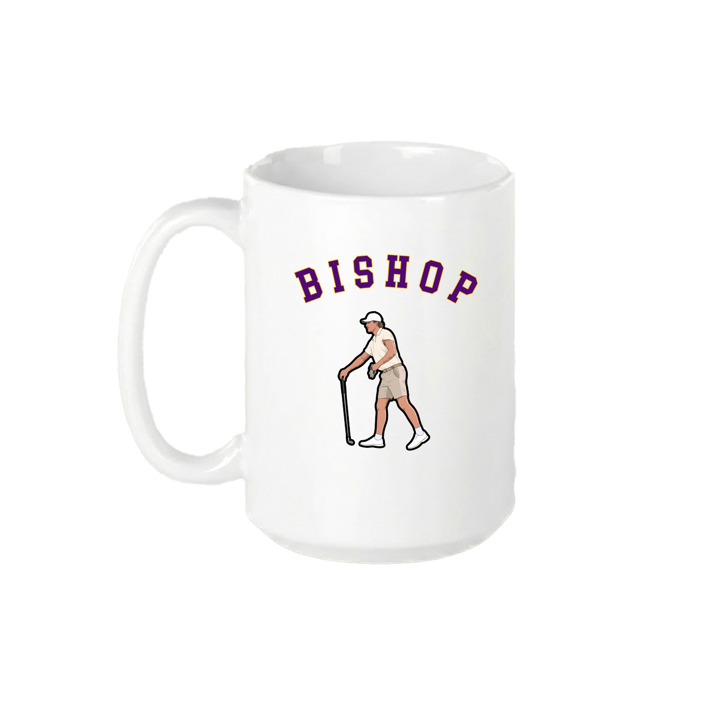 15oz Coffee Mug — Shirsey Arch in White