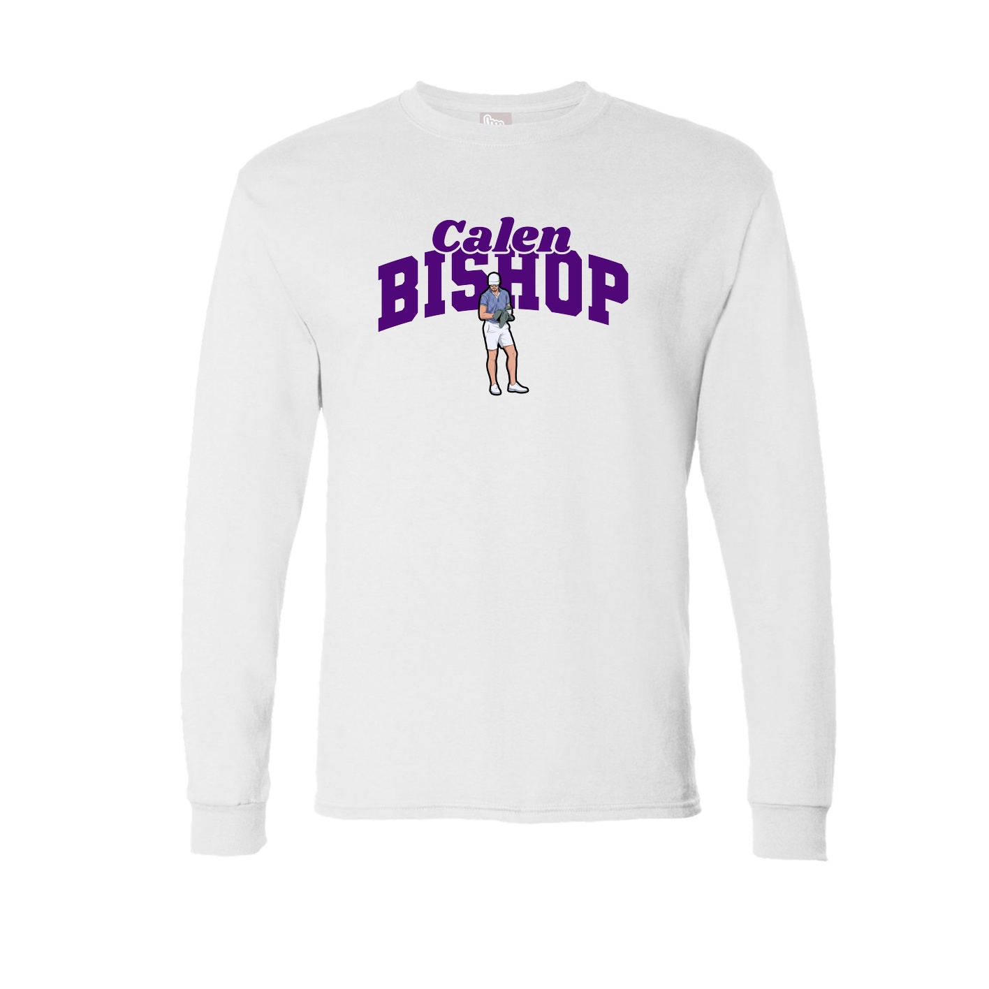 Long Sleeve Tee — Signature Arch in White