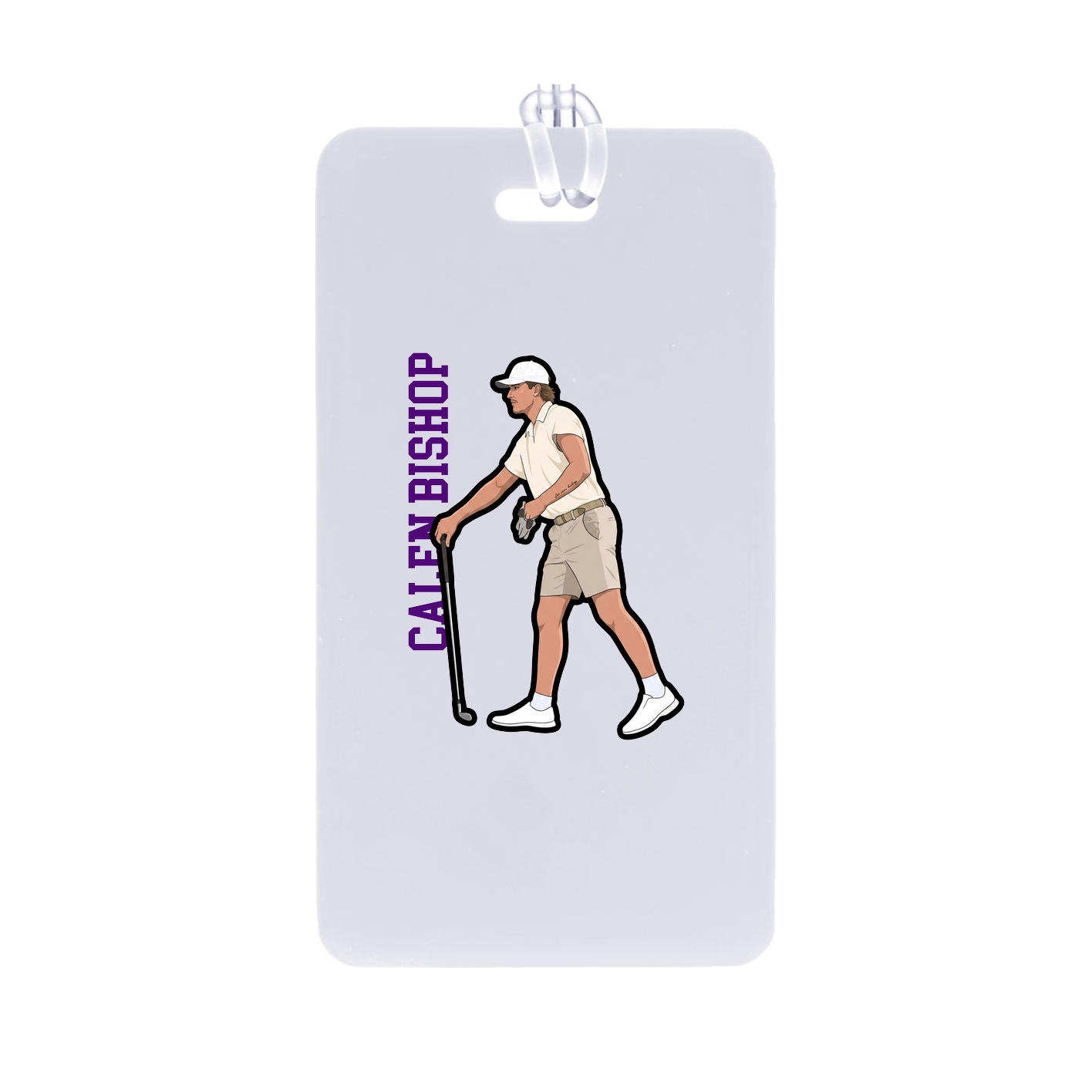 Bag Tag — Name Vertical in Classic