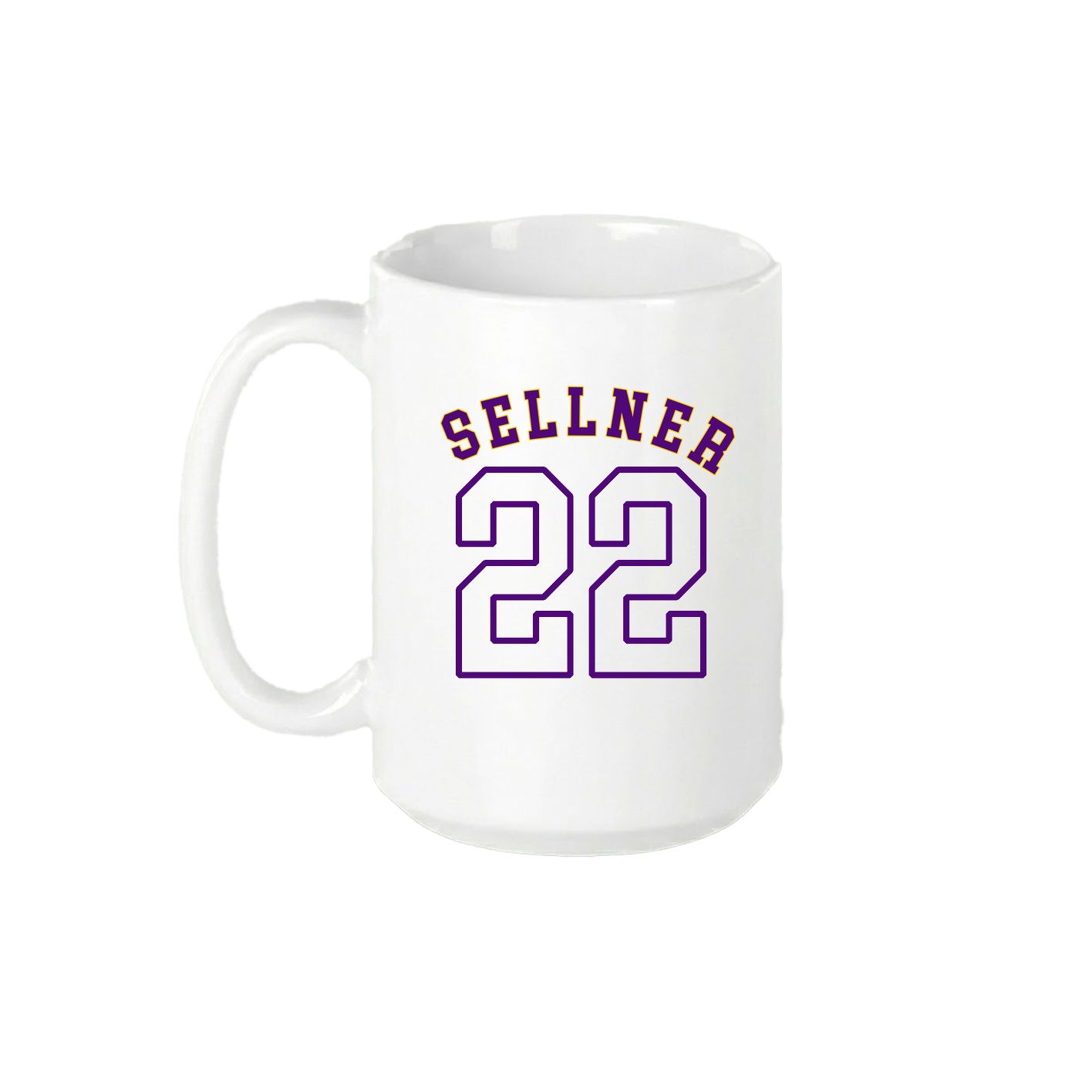 15oz Coffee Mug — Shirsey Arch in White