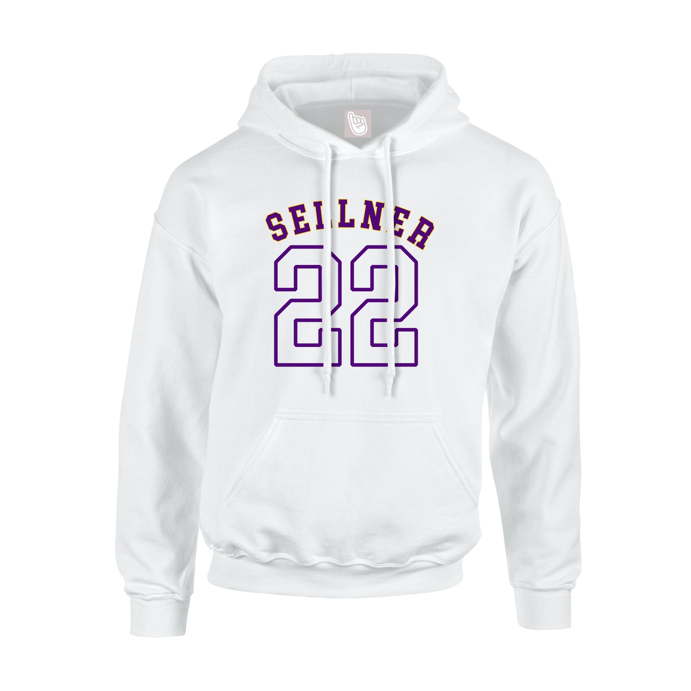 Youth Hoodie — Shirsey Arch in White
