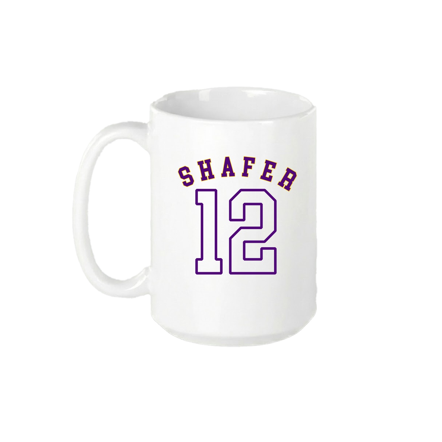 15oz Coffee Mug — Shirsey Arch in White
