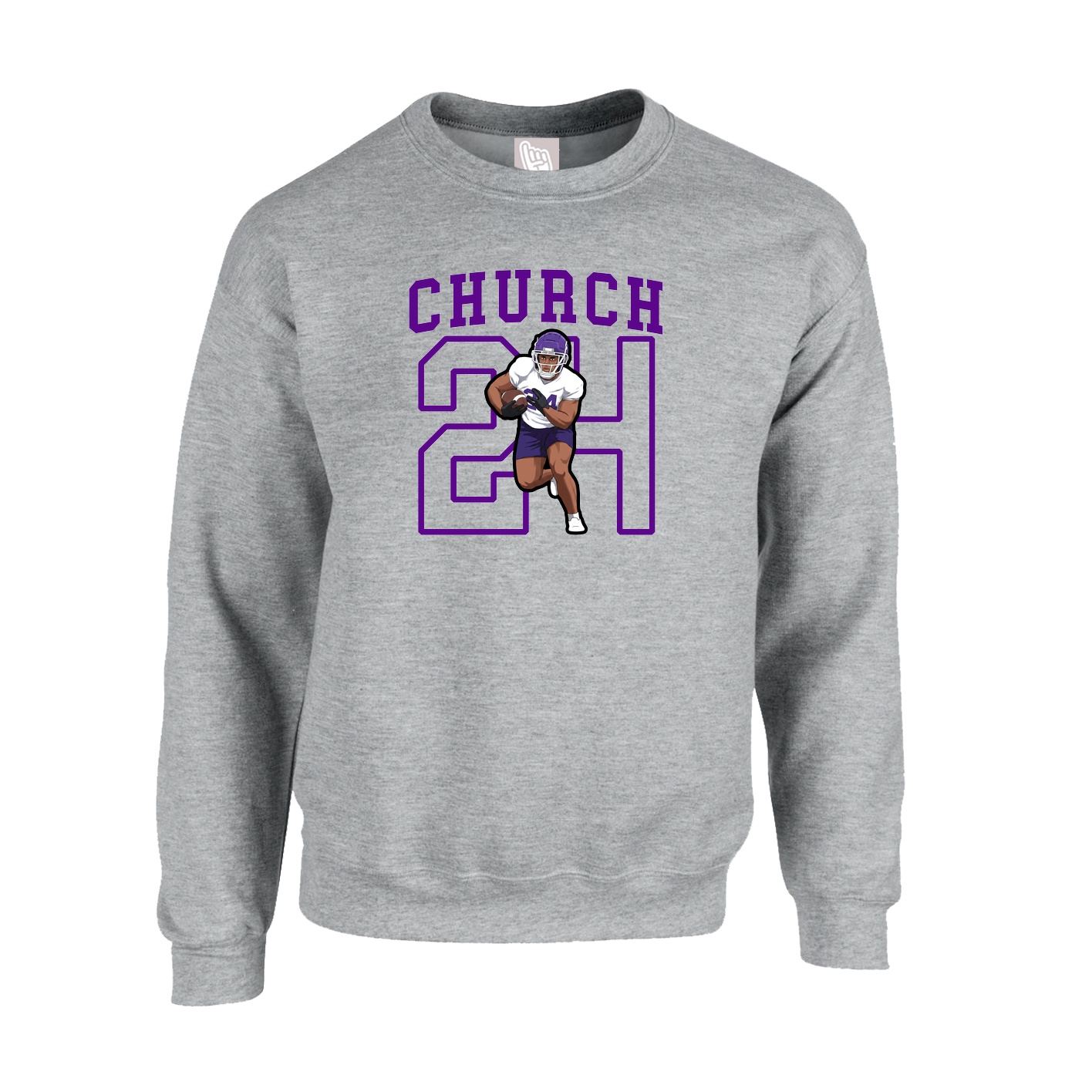 Fleece Crew — Shirsey in Grey