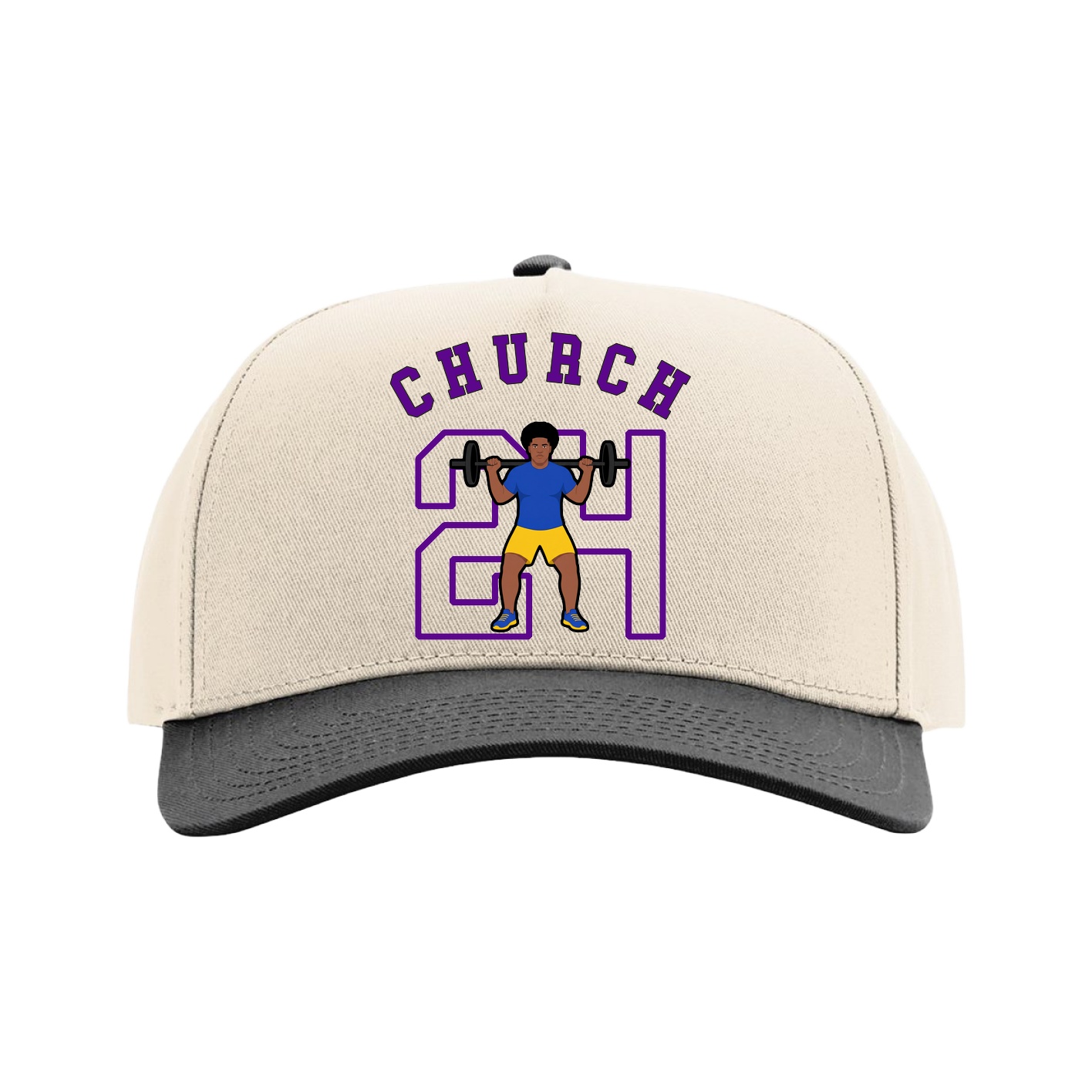 Full Fabric Five-Panel Champ Cap