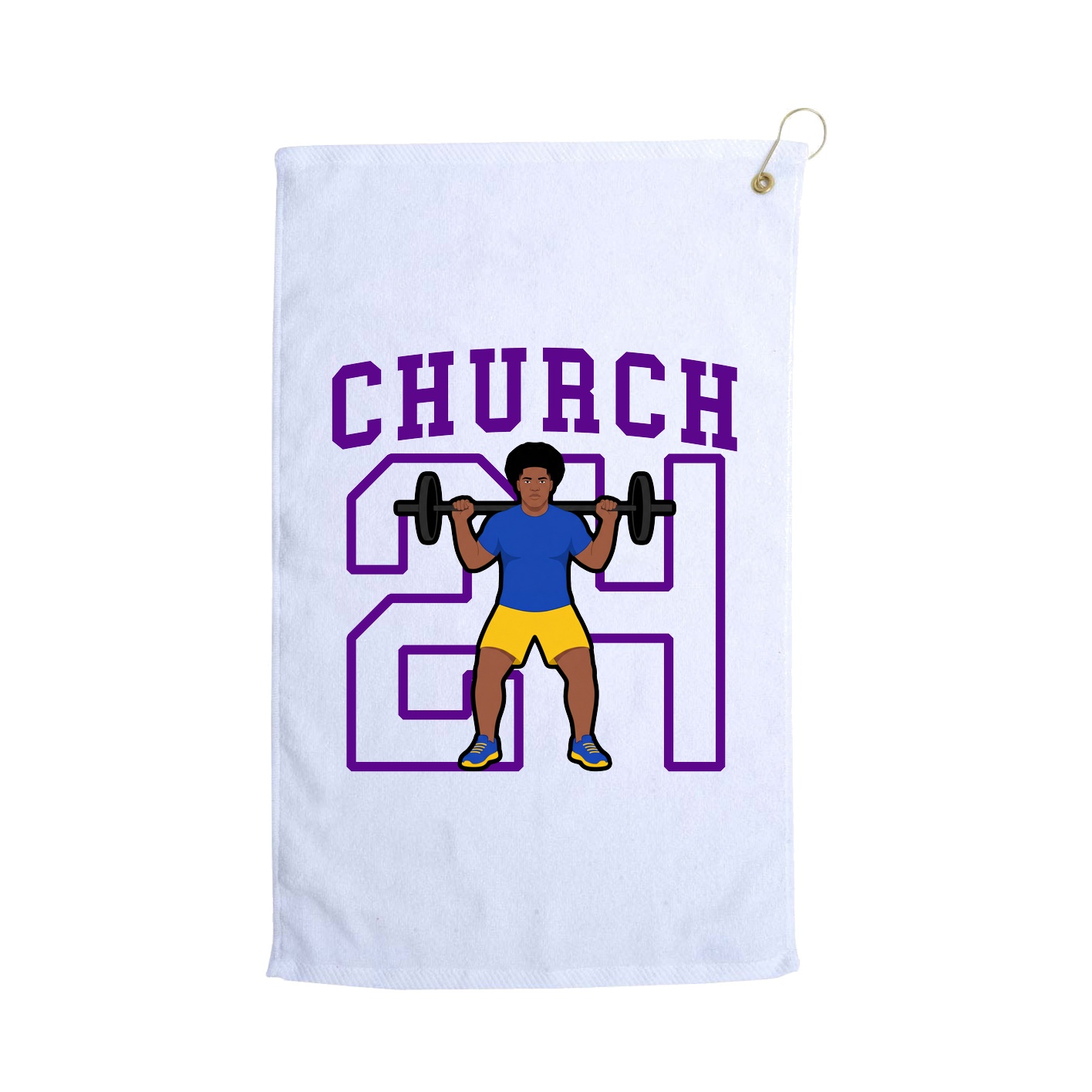 Golf Towel — Shirsey in White