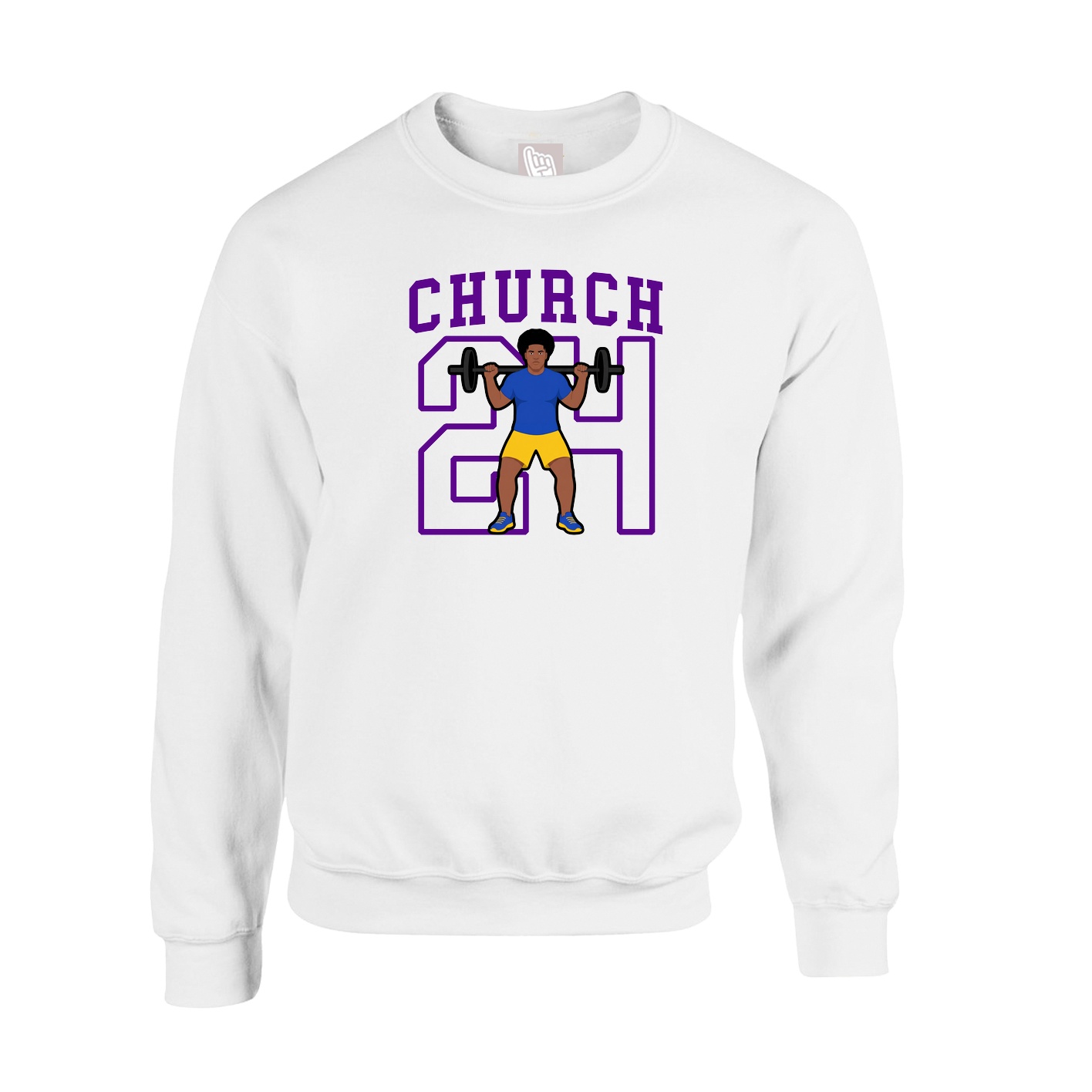 Fleece Crew — Shirsey in White