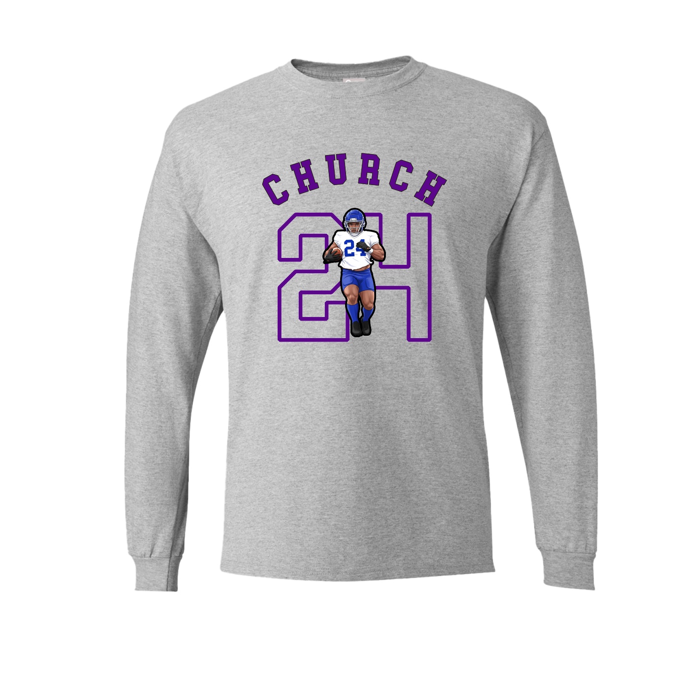 Long Sleeve Tee — Shirsey Arch in Grey