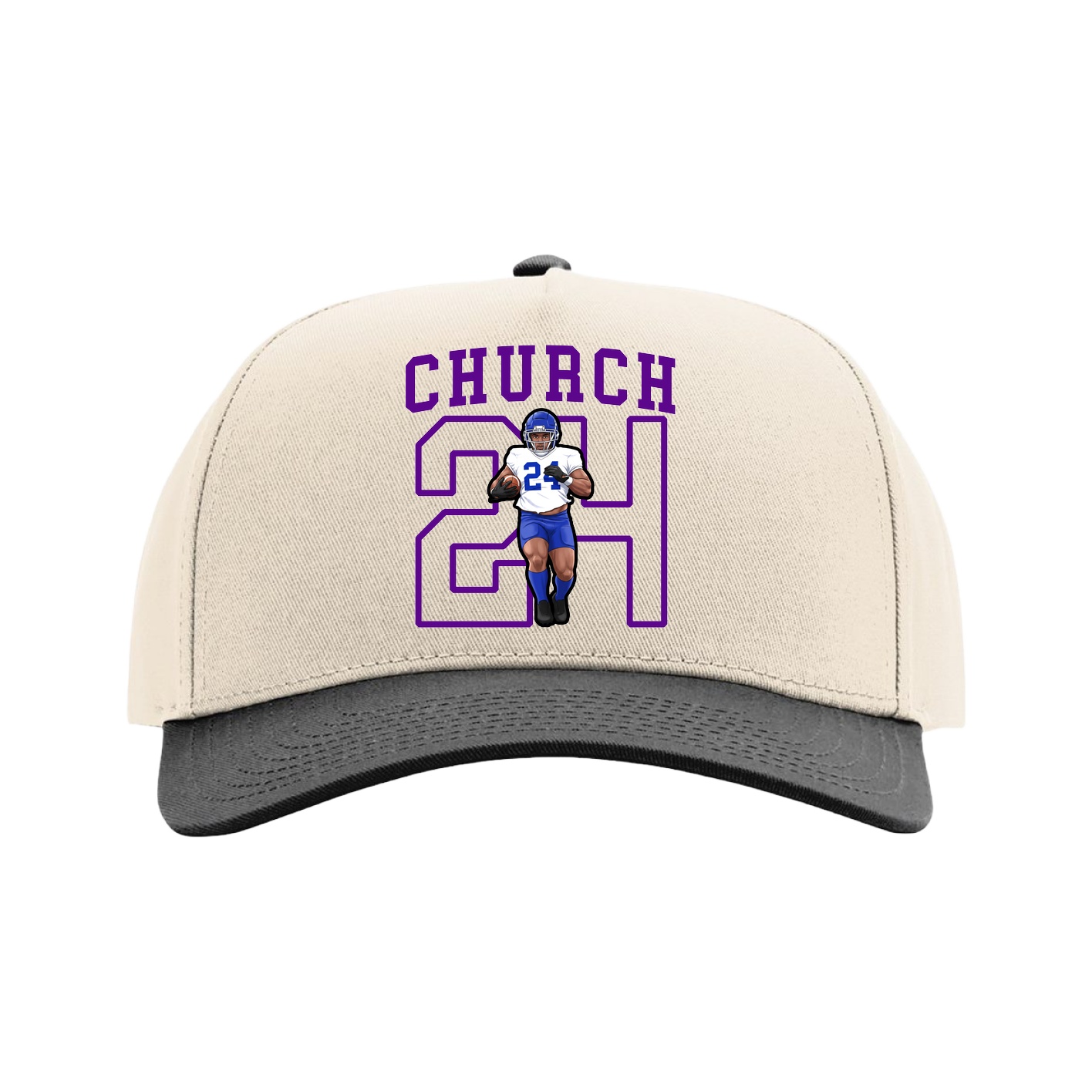 Full Fabric Five-Panel Champ Cap