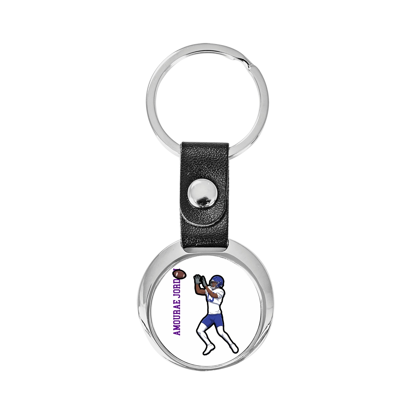 Key Chain — Name Vertical in Classic