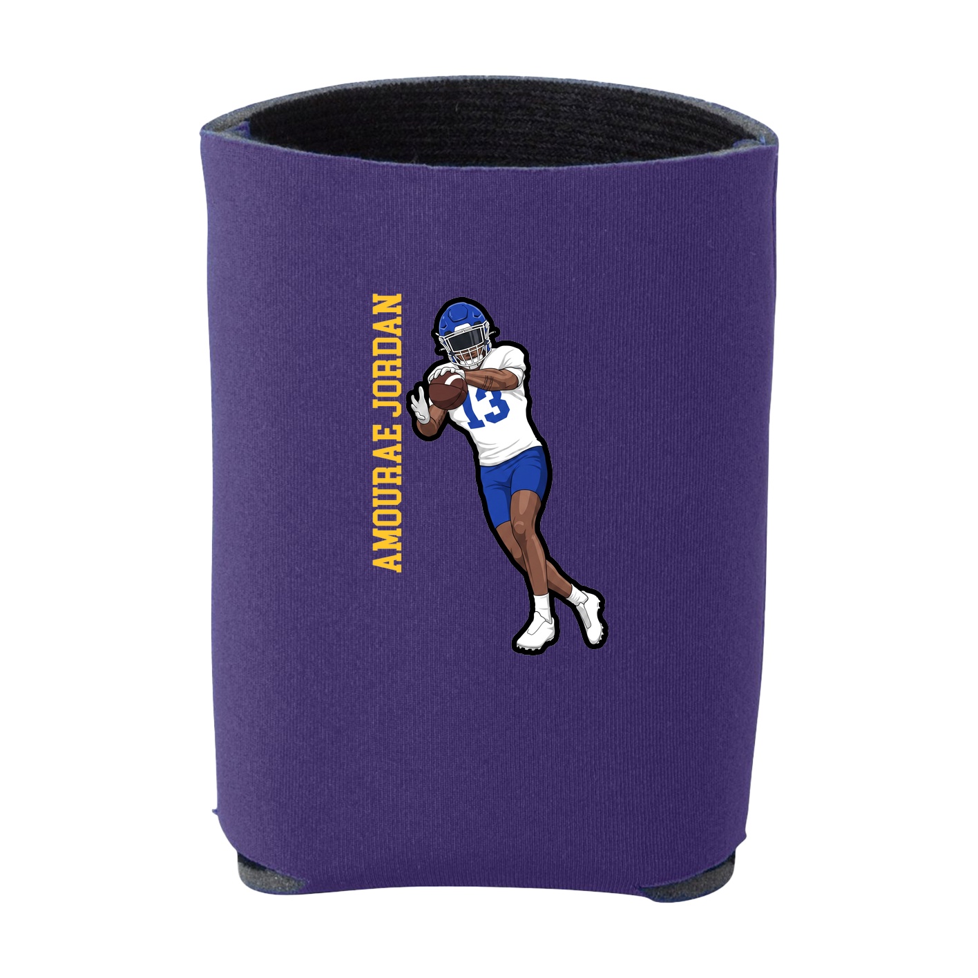 Can Holder — Name Vertical in Purple
