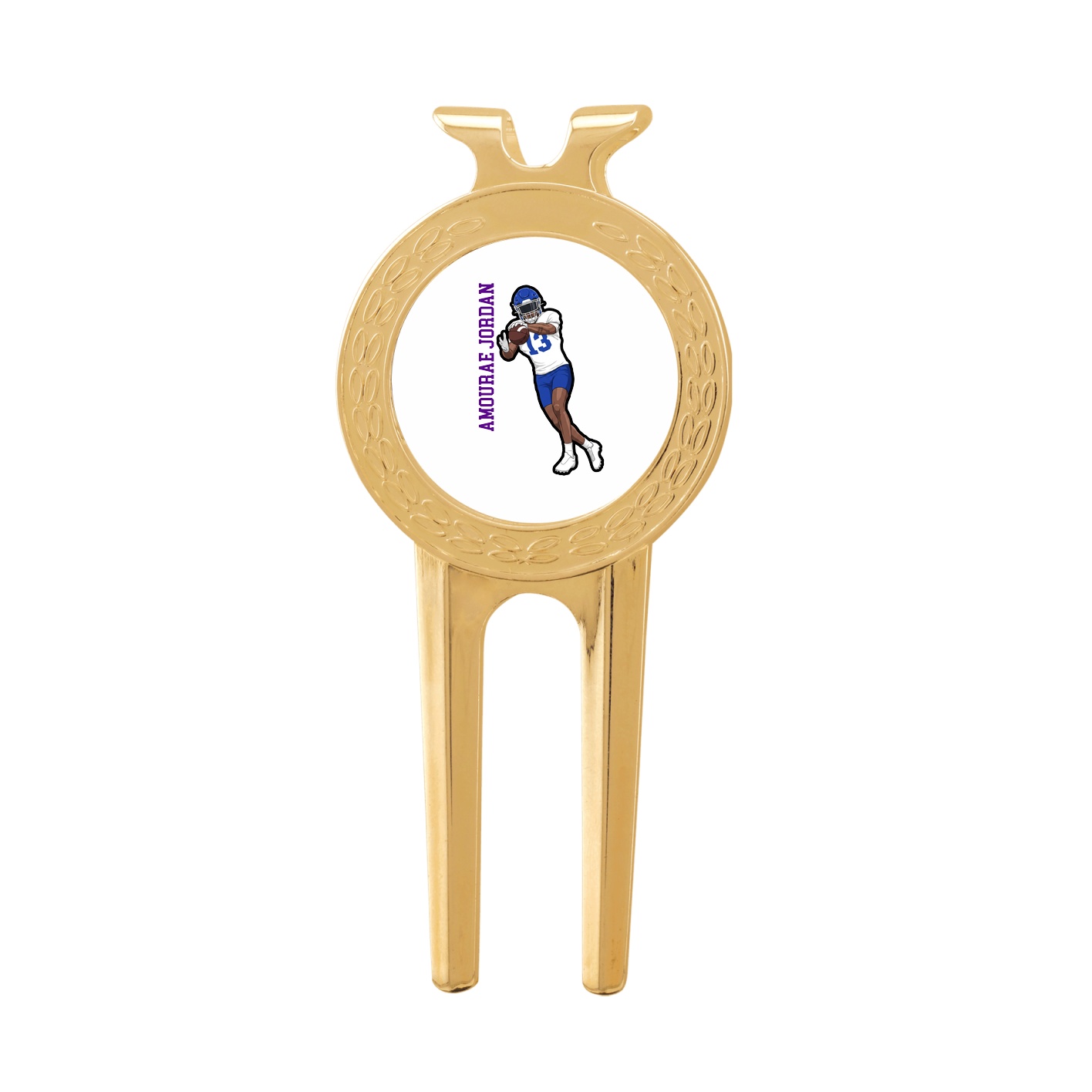 Divot Tool with Ball Marker — Name Vertical in Classic