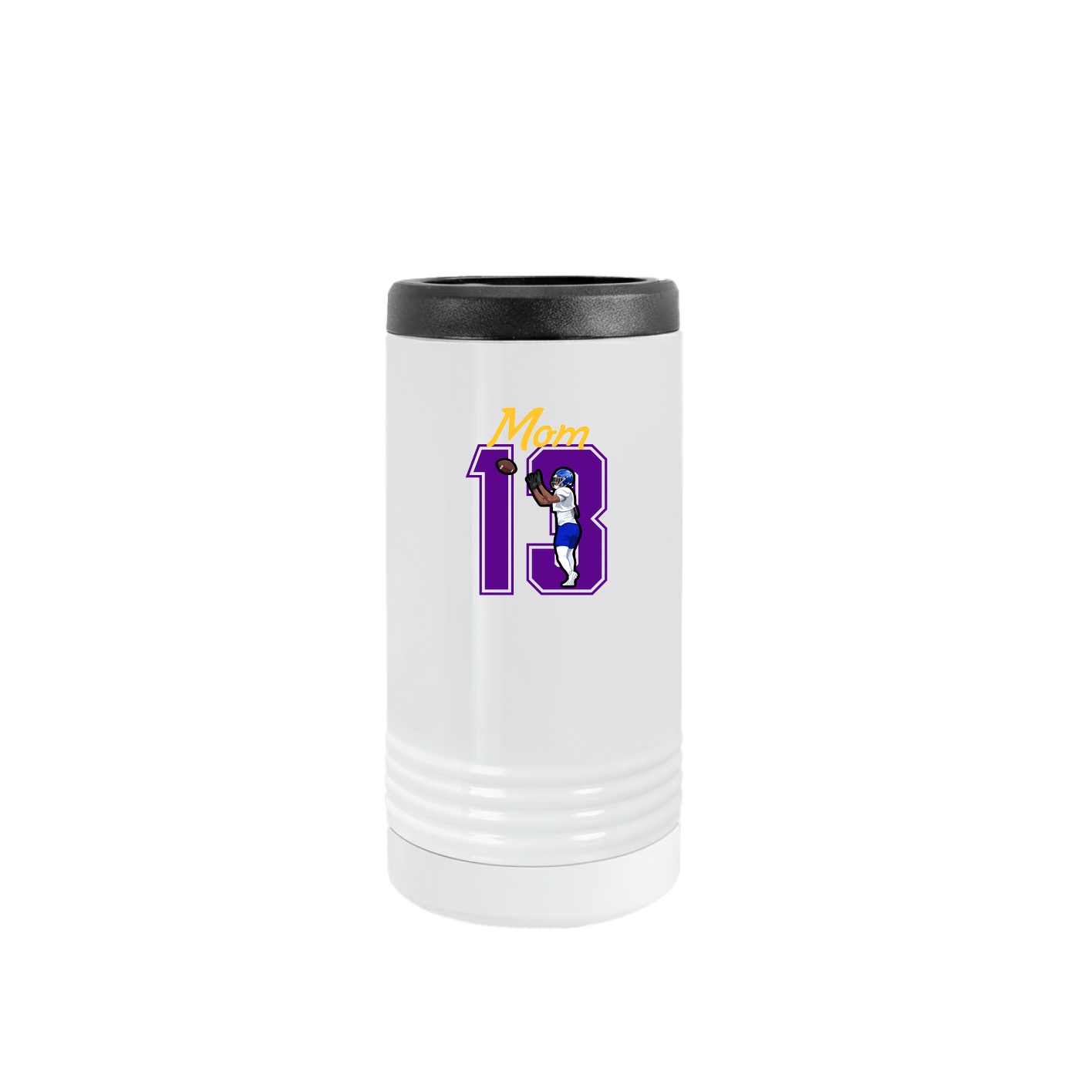 Slim Beverage Holder — Mothers Day Shirsey in White