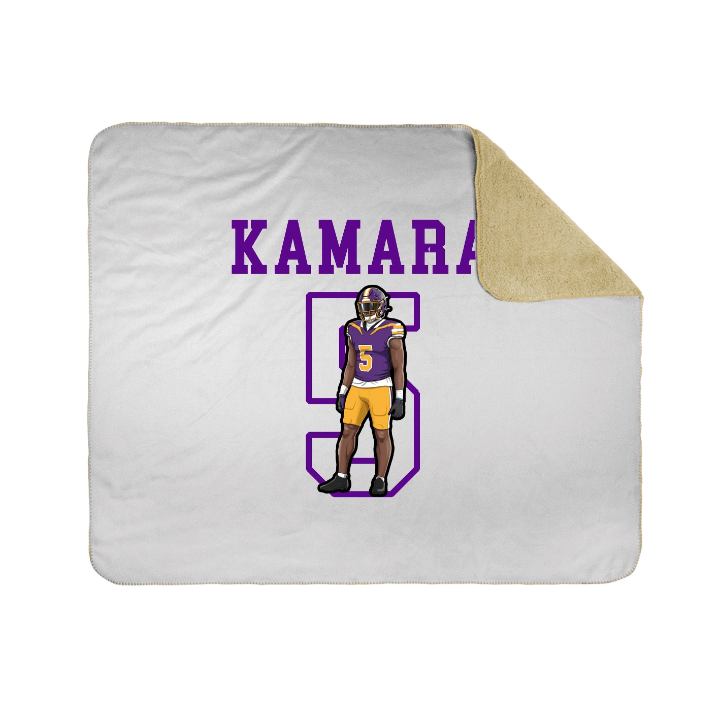 Throw Blanket — Shirsey in White