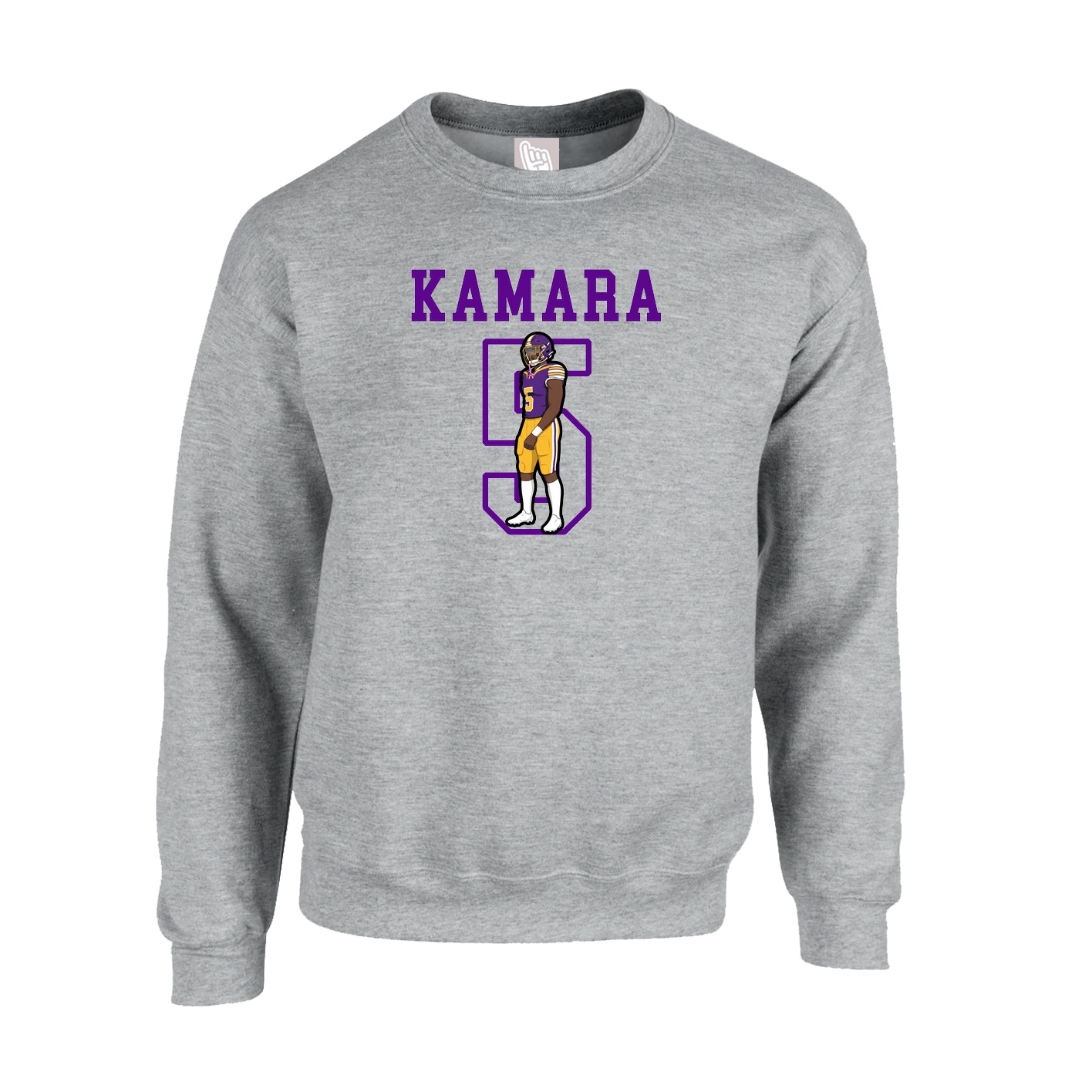 Fleece Crew — Shirsey in Grey