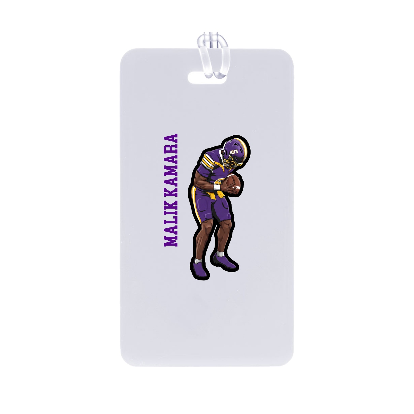 Bag Tag — Name Vertical in Classic