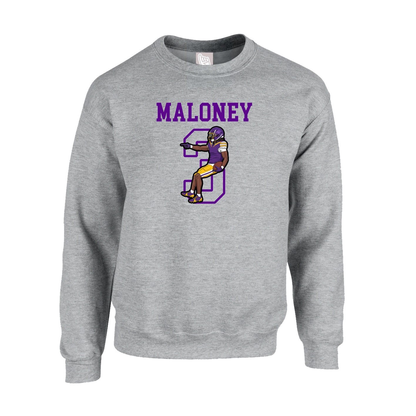 Fleece Crew — Shirsey in Grey