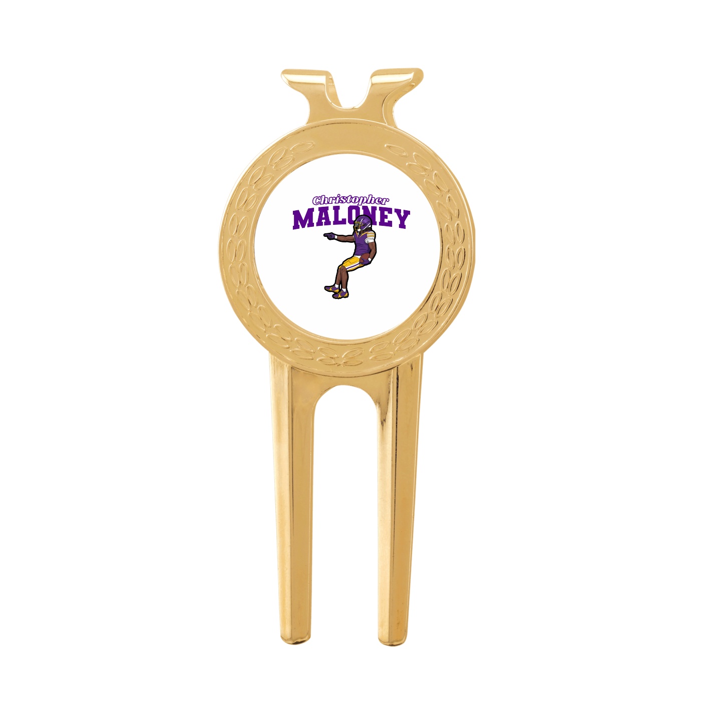Divot Tool with Ball Marker — Name Arch in Classic