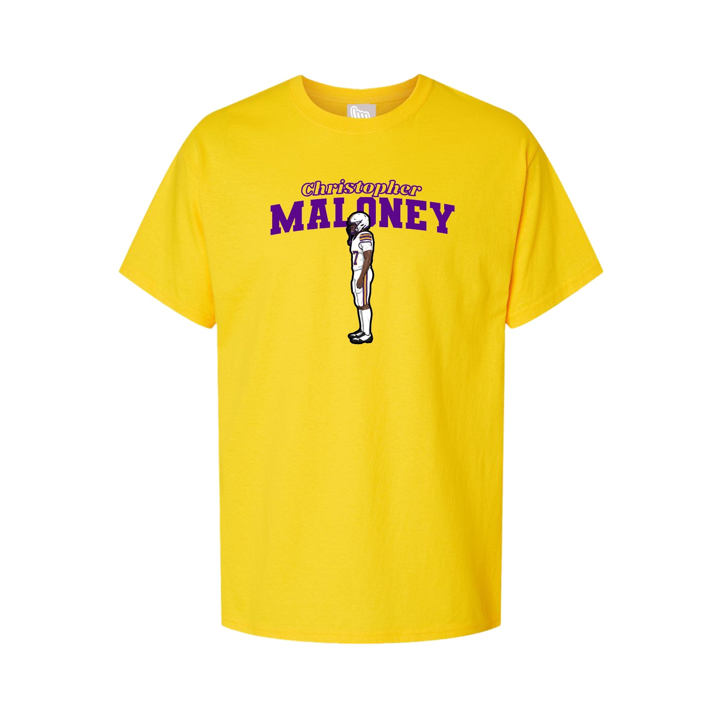 Tee — Name Arch in Gold