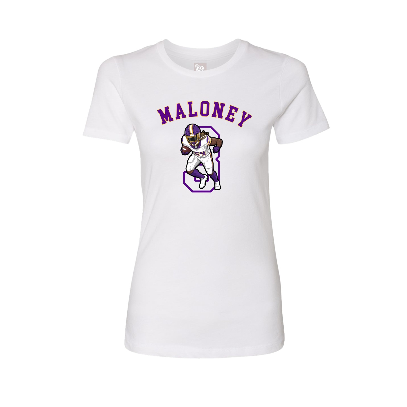 Fitted Women's Tee — Shirsey Arch in White