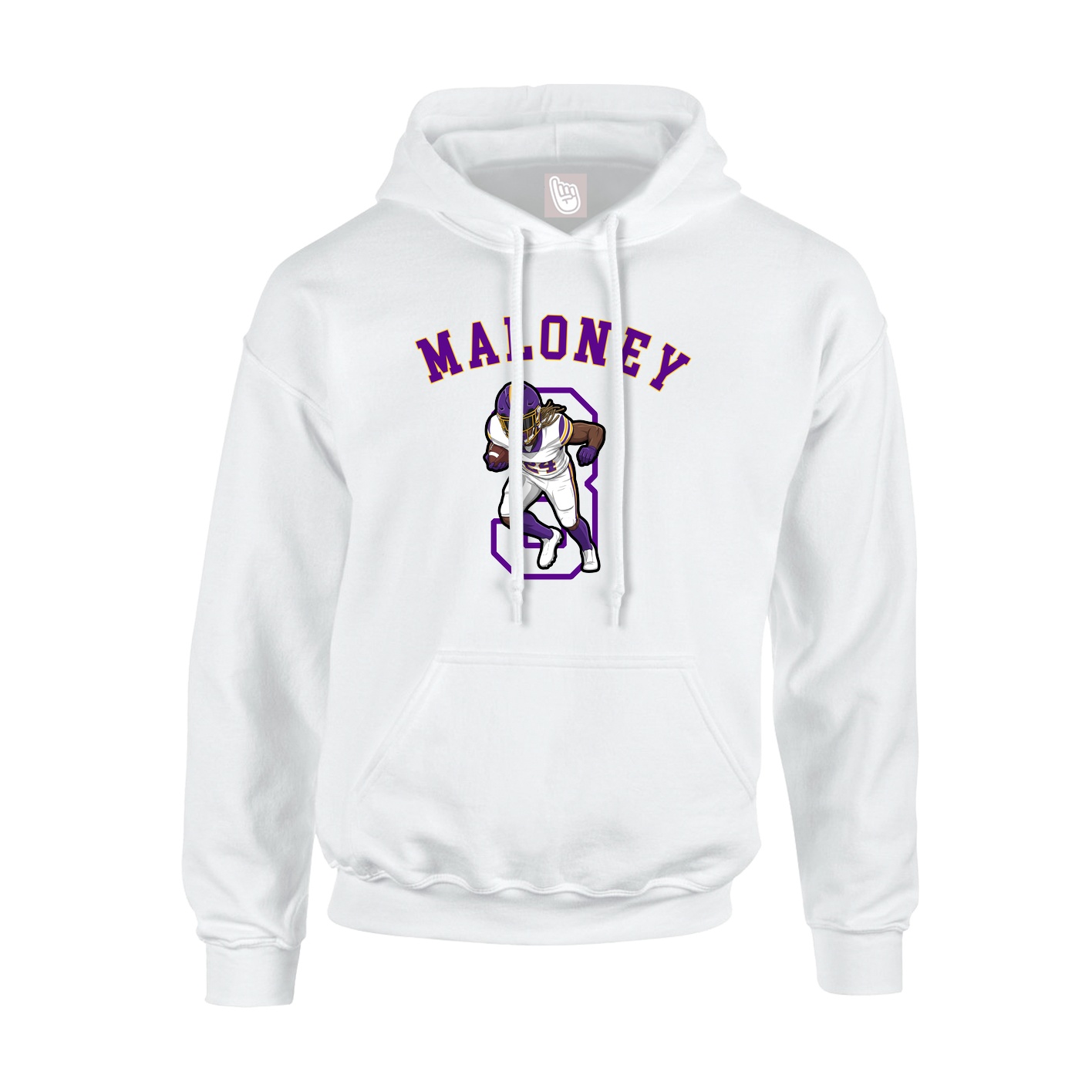 Hoodie — Shirsey Arch in White