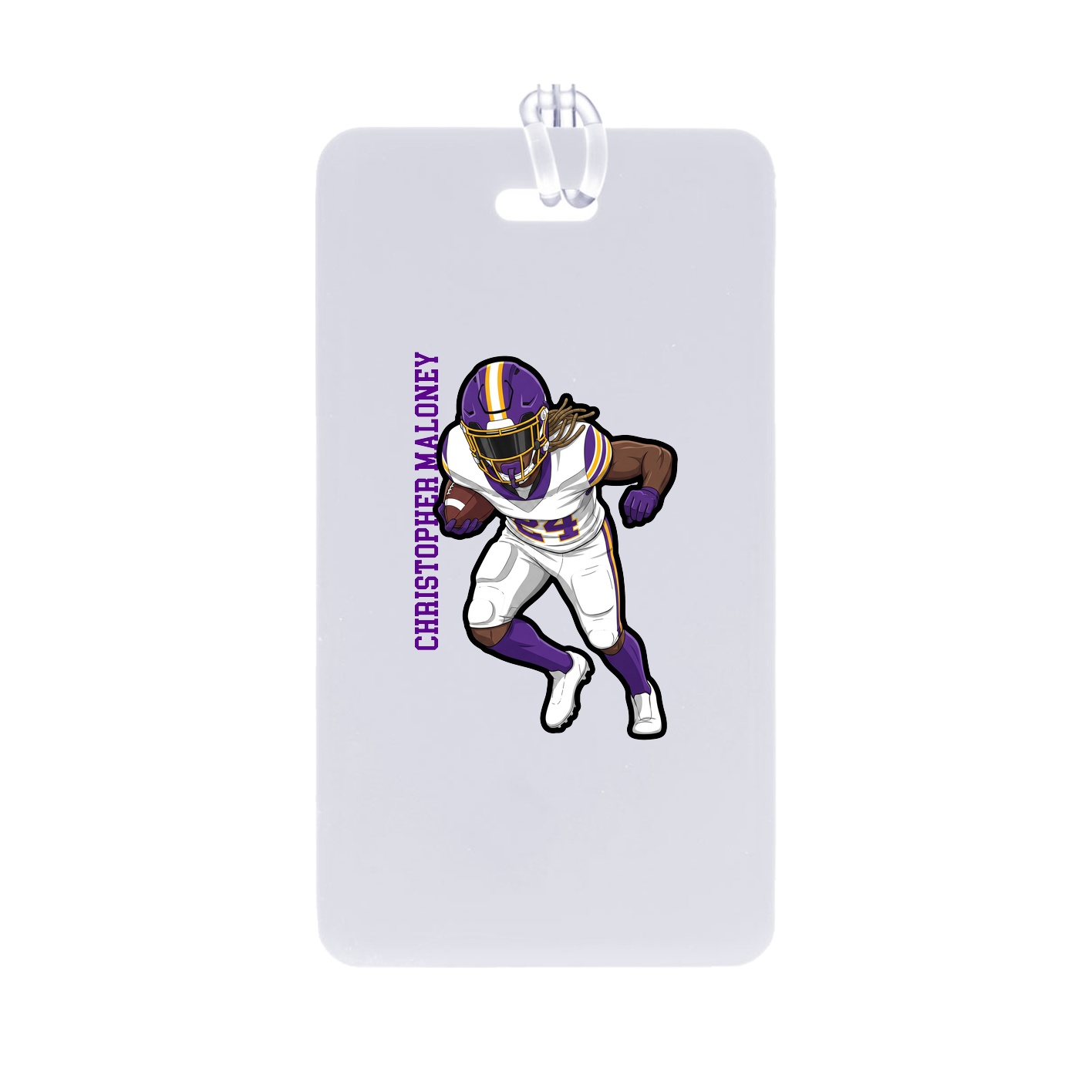 Bag Tag — Name Vertical in Classic