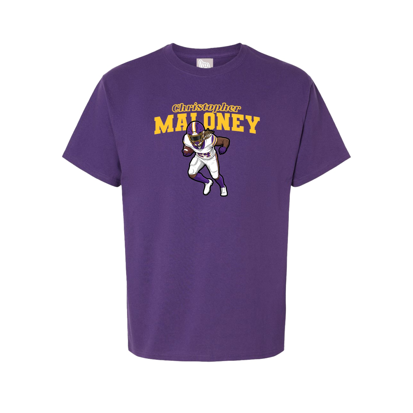 Tee — Name Arch in Purple