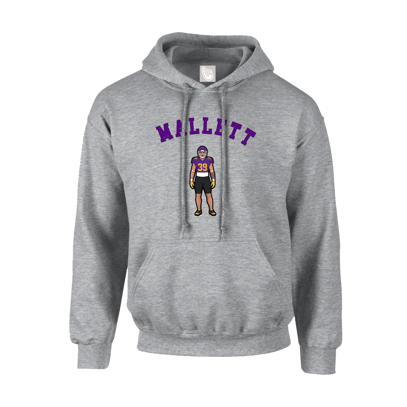 Youth Hoodie — Shirsey Arch in Grey
