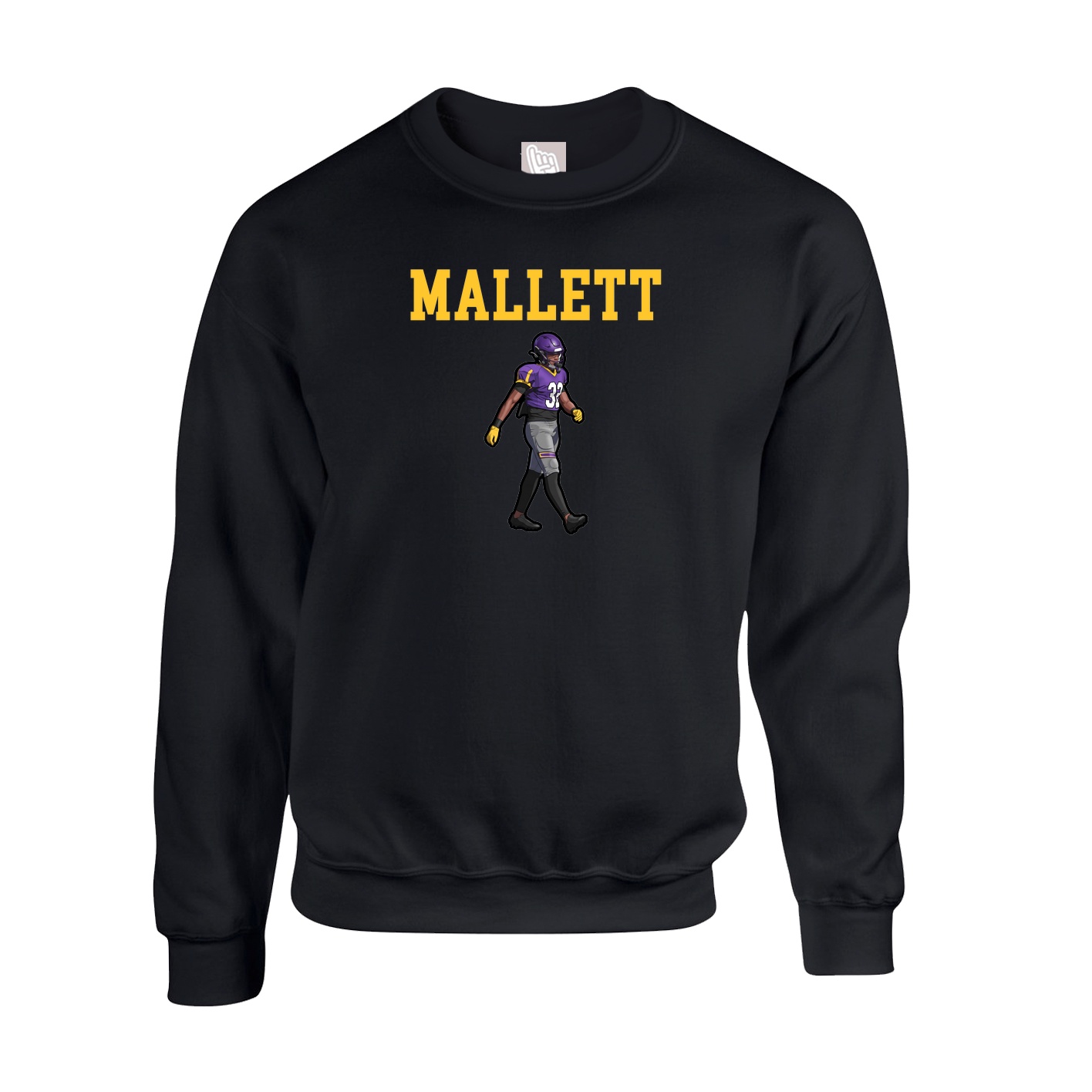 Fleece Crew — Shirsey in Black
