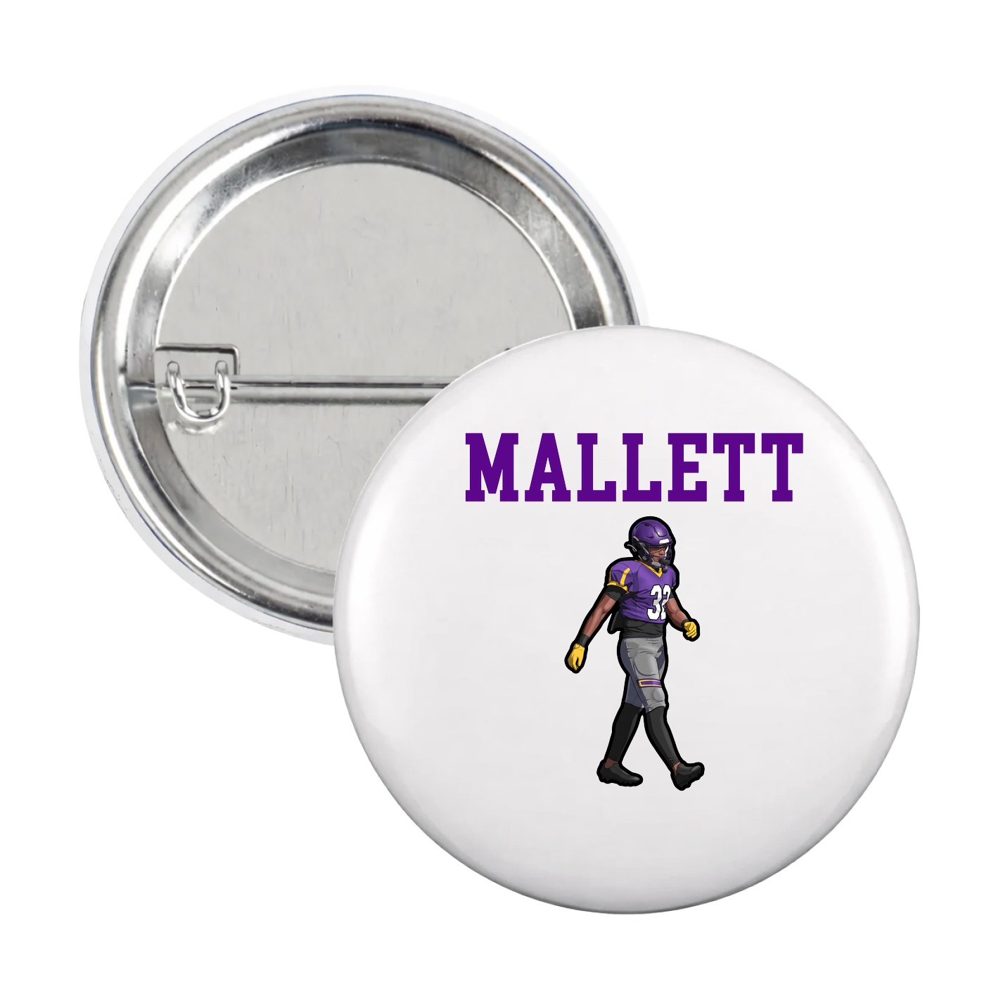 Game Day Button — Shirsey in White