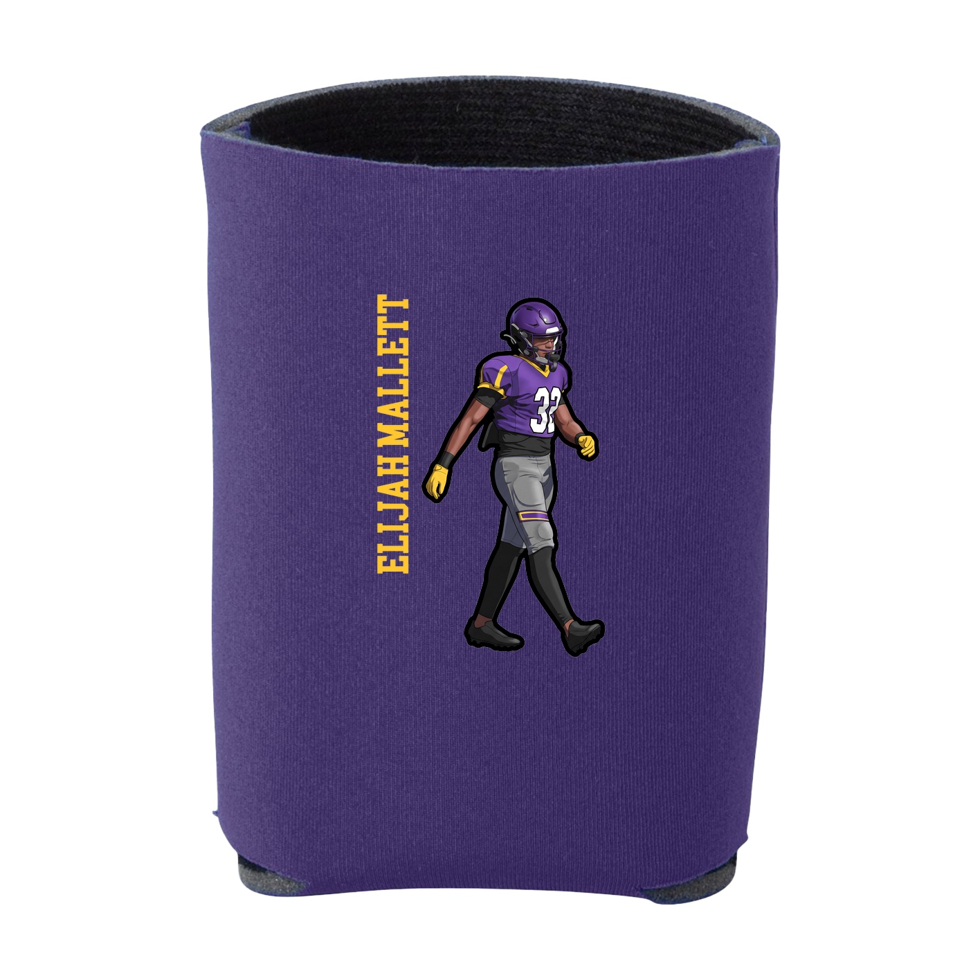 Can Holder — Name Vertical in Purple