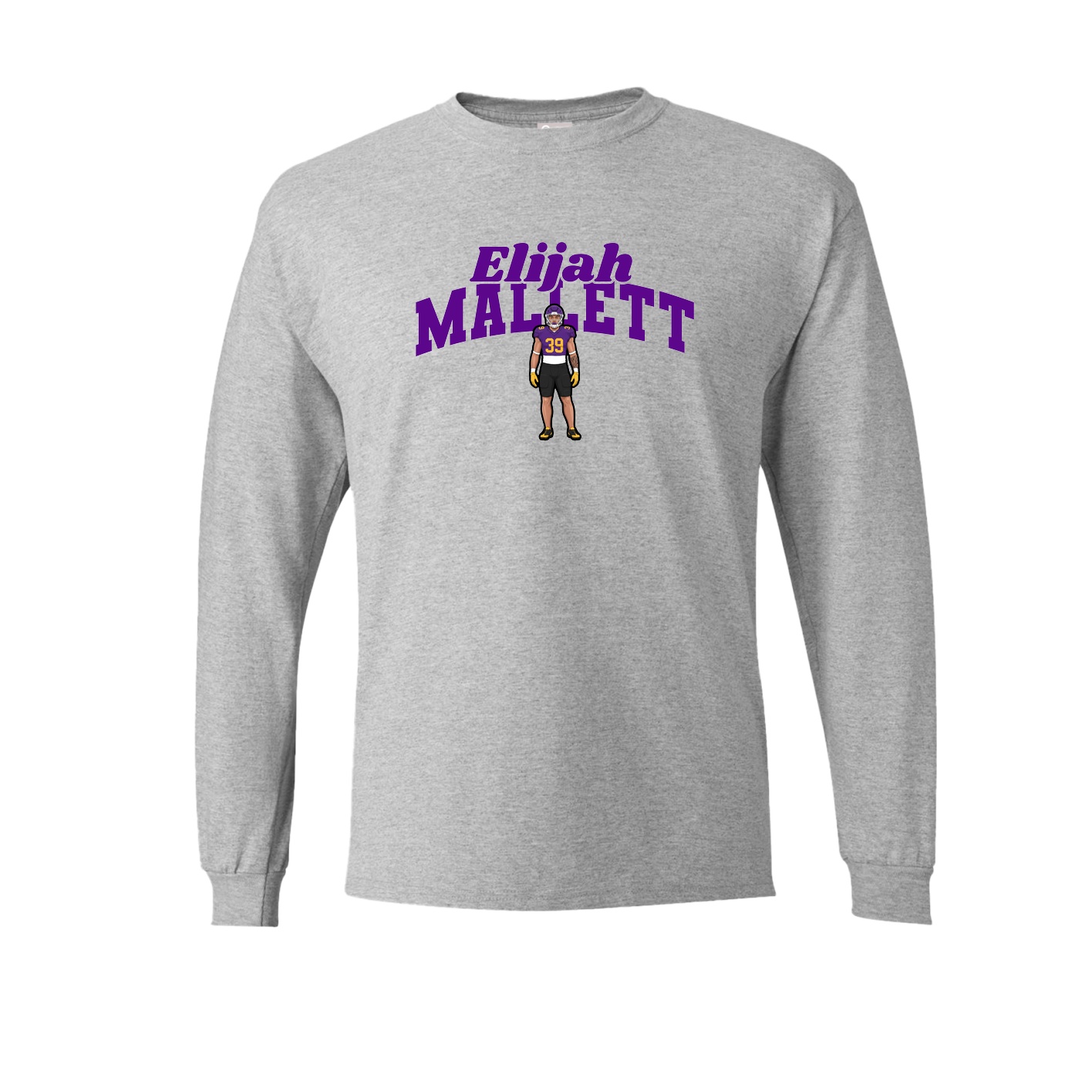 Long Sleeve Tee — Signature Arch in Grey
