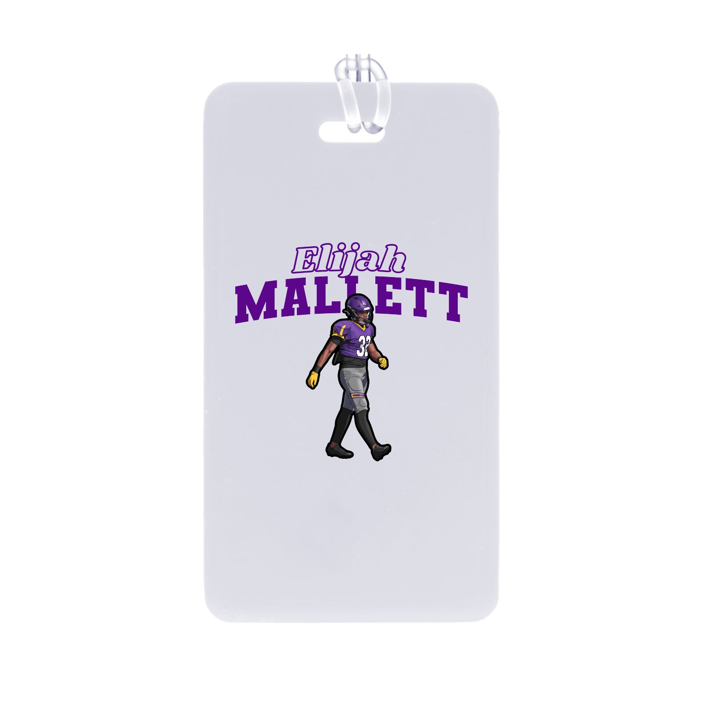 Bag Tag — Name Arch in Classic