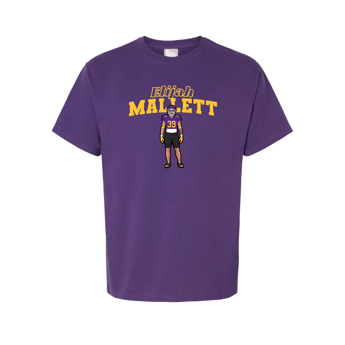 Tee — Name Arch in Purple