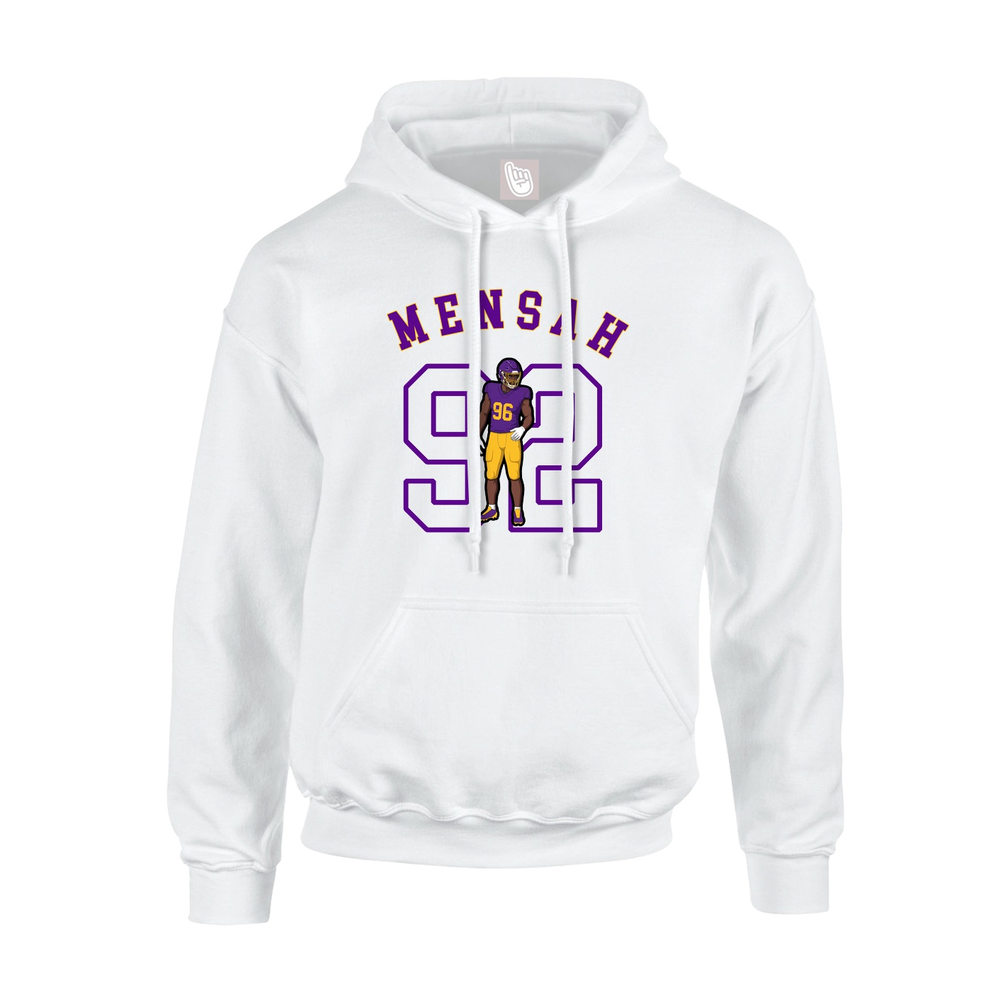 Hoodie — Shirsey Arch in White